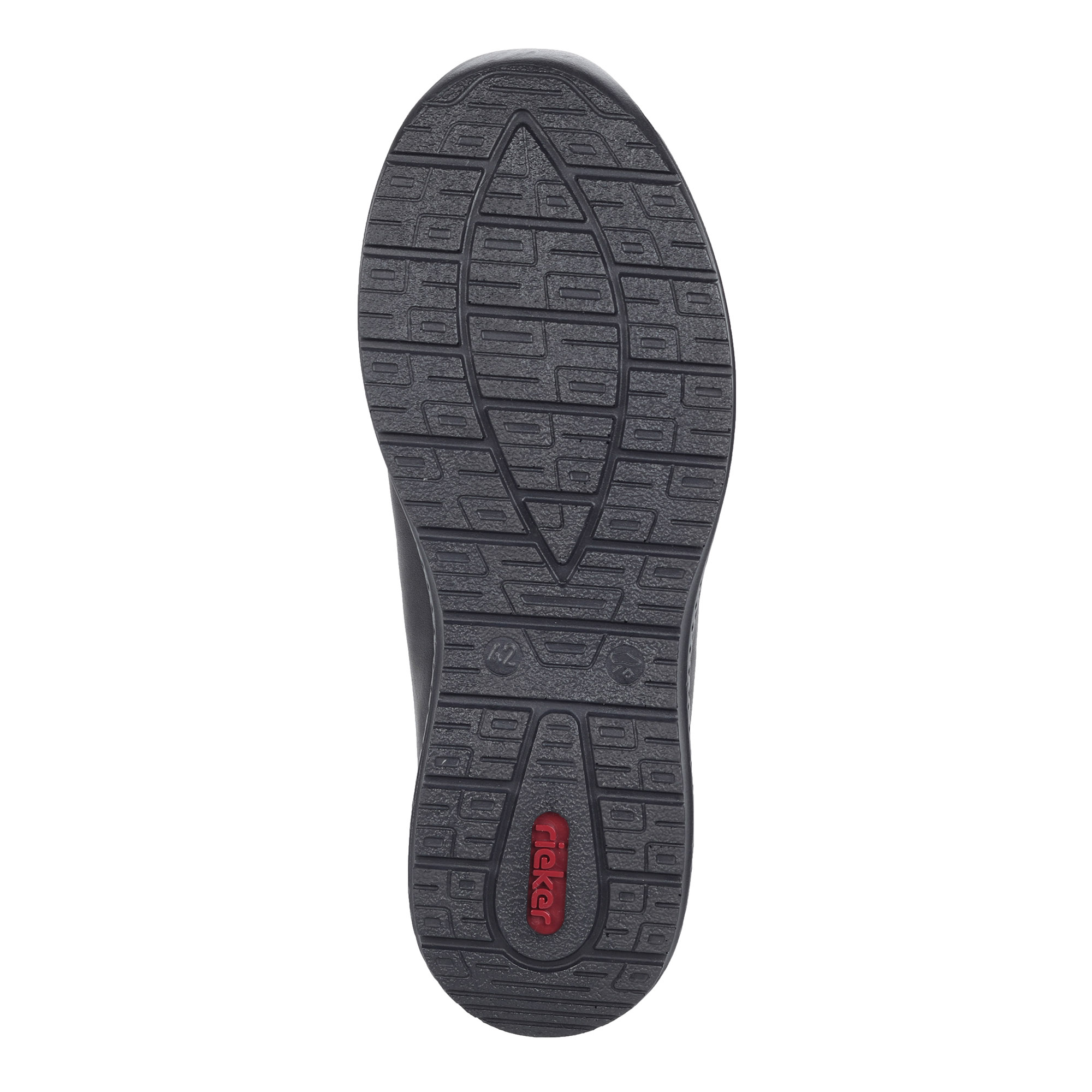 Черные ботинки из комбинированных материалов на шерсти Rieker, размер 44, цвет черный - фото 5