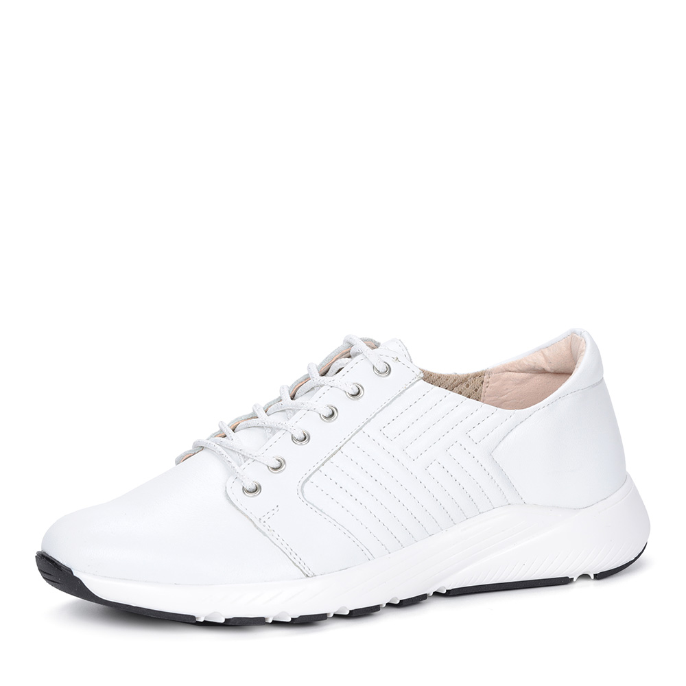 Белые кожаные кроссовки от Alpina
