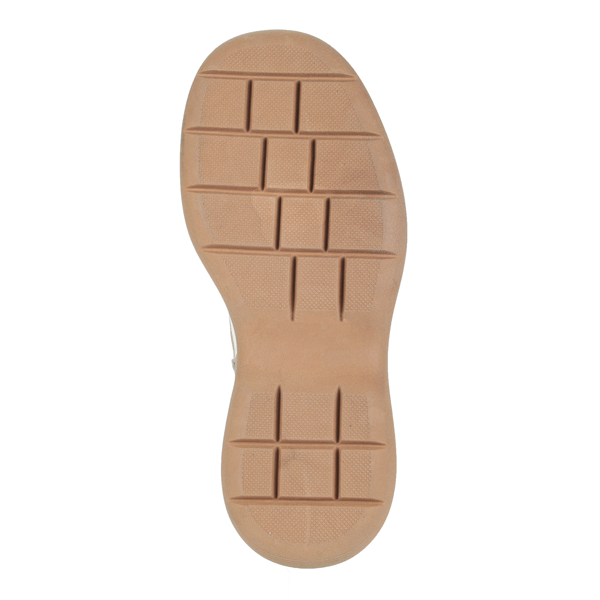 Бежевые ботинки из кожи на подкладке из натурального меха CorsoComo, цвет бежевый - фото 7