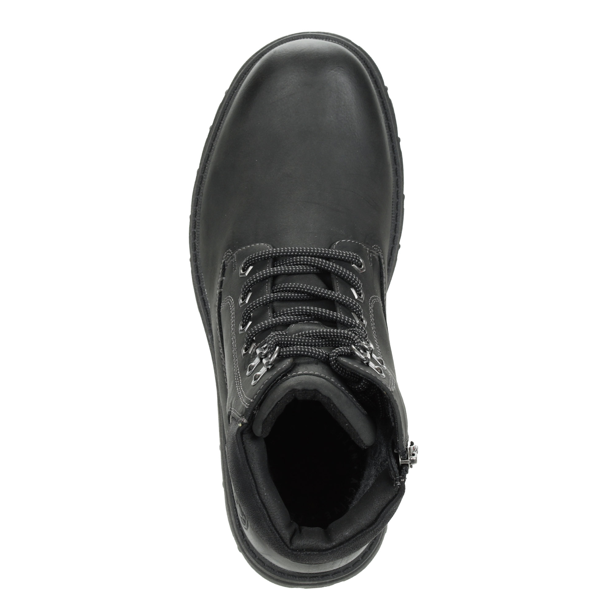 Черные утепленные ботинки из экокожи Relife, цвет черный - фото 7
