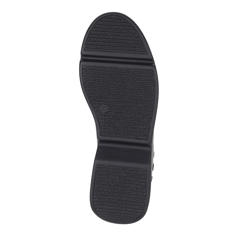 Черные полуботинки из кожи от Respect-shoes