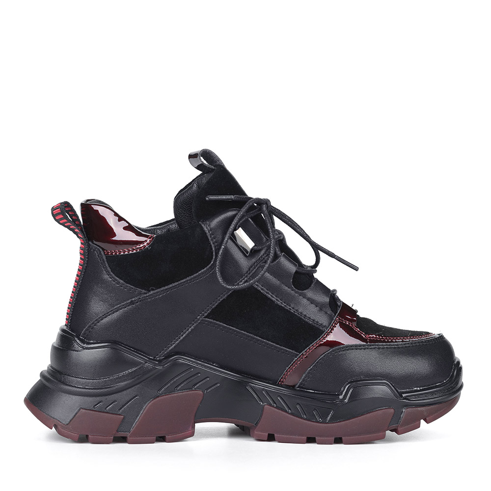 Черные кроссовки из комбинированных материалов Respect, размер 39, цвет черный - фото 3