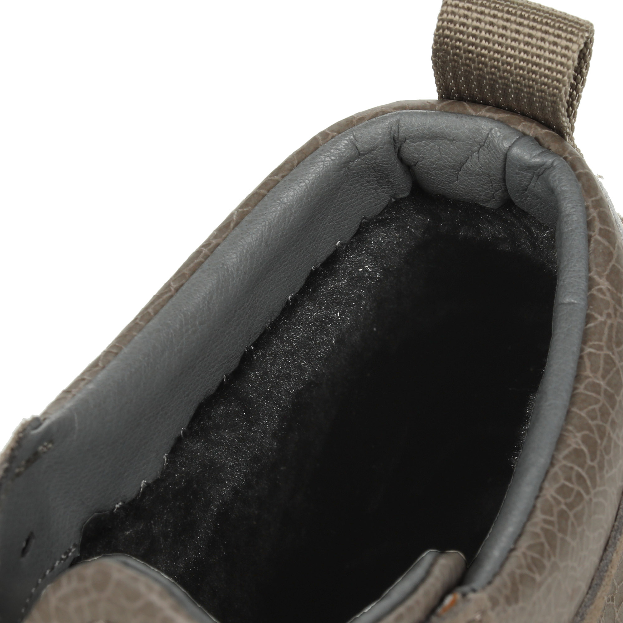 Бежевые ботинки из комбинированных материалов на подкладке из экомеха на утолщенной подошве Respect, размер 44, цвет бежевый - фото 5