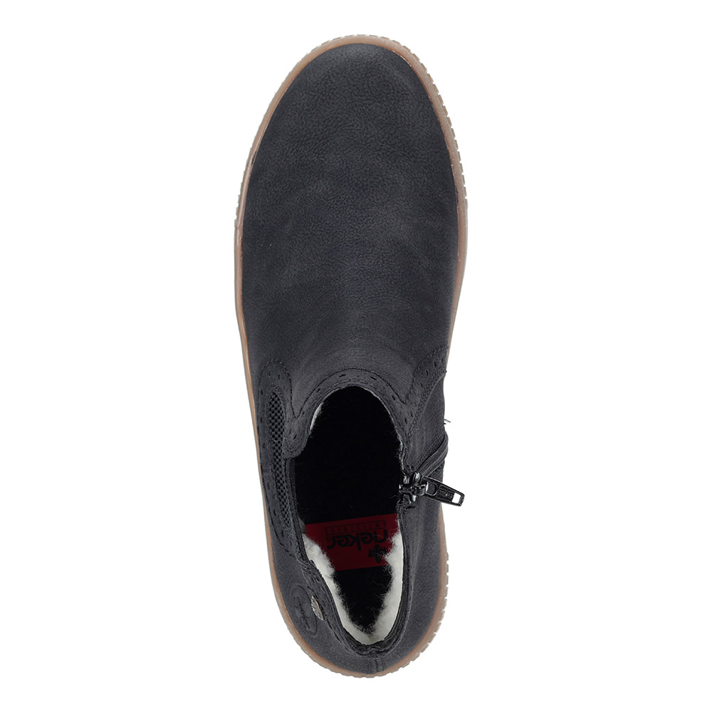 Черные ботинки без шнуровки Rieker, размер 38, цвет черный - фото 5
