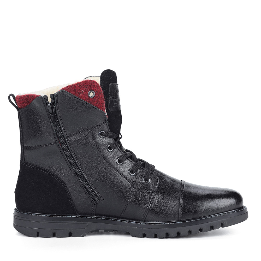 Черные ботинки на шерсти Rieker, размер 44, цвет черный - фото 3