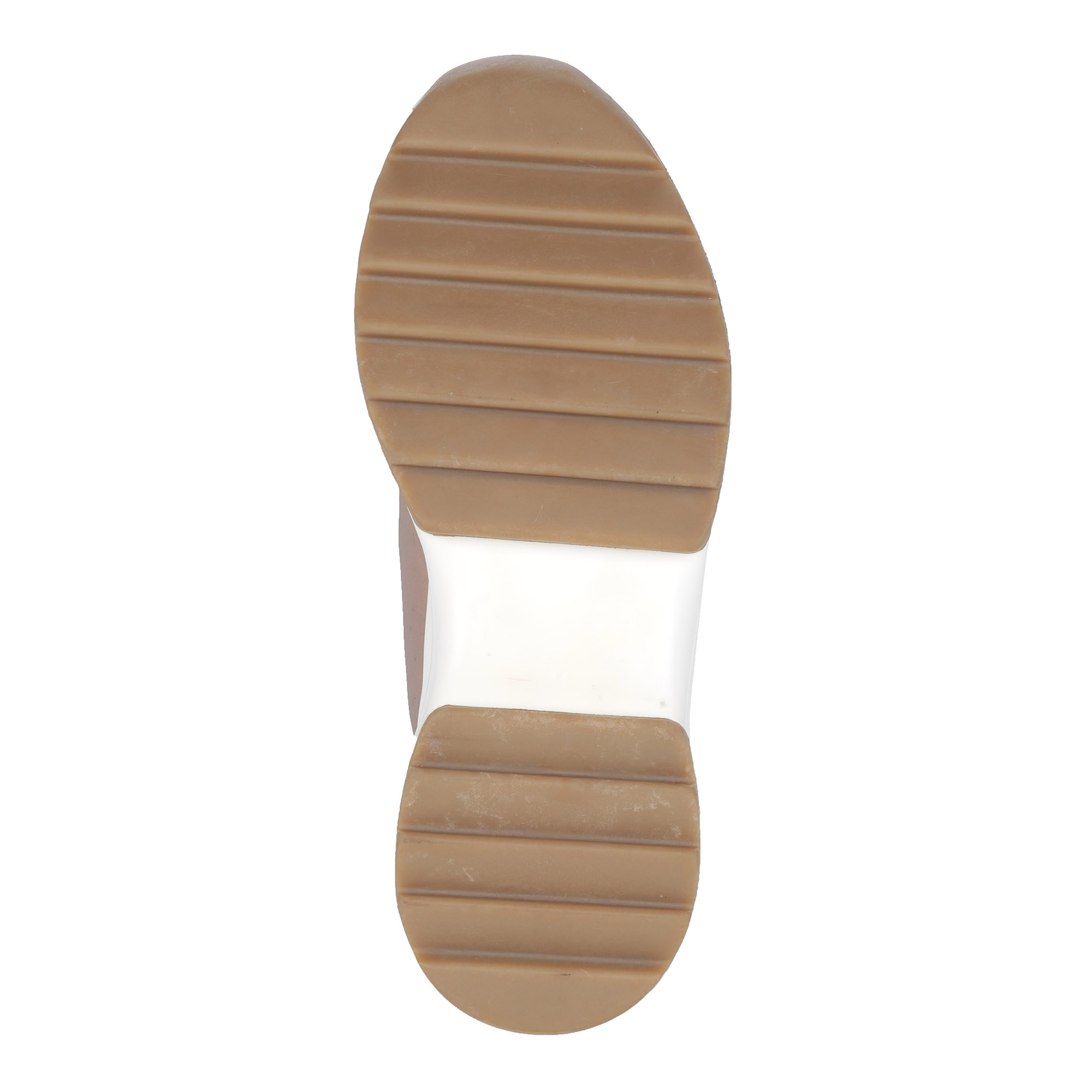 Бежевые кроссовки из комбинированных материалов на шерсти Respect, размер 39, цвет бежевый - фото 5