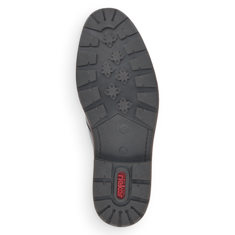 Черные ботинки из кожи без шнуровки Rieker, размер 44, цвет черный - фото 7