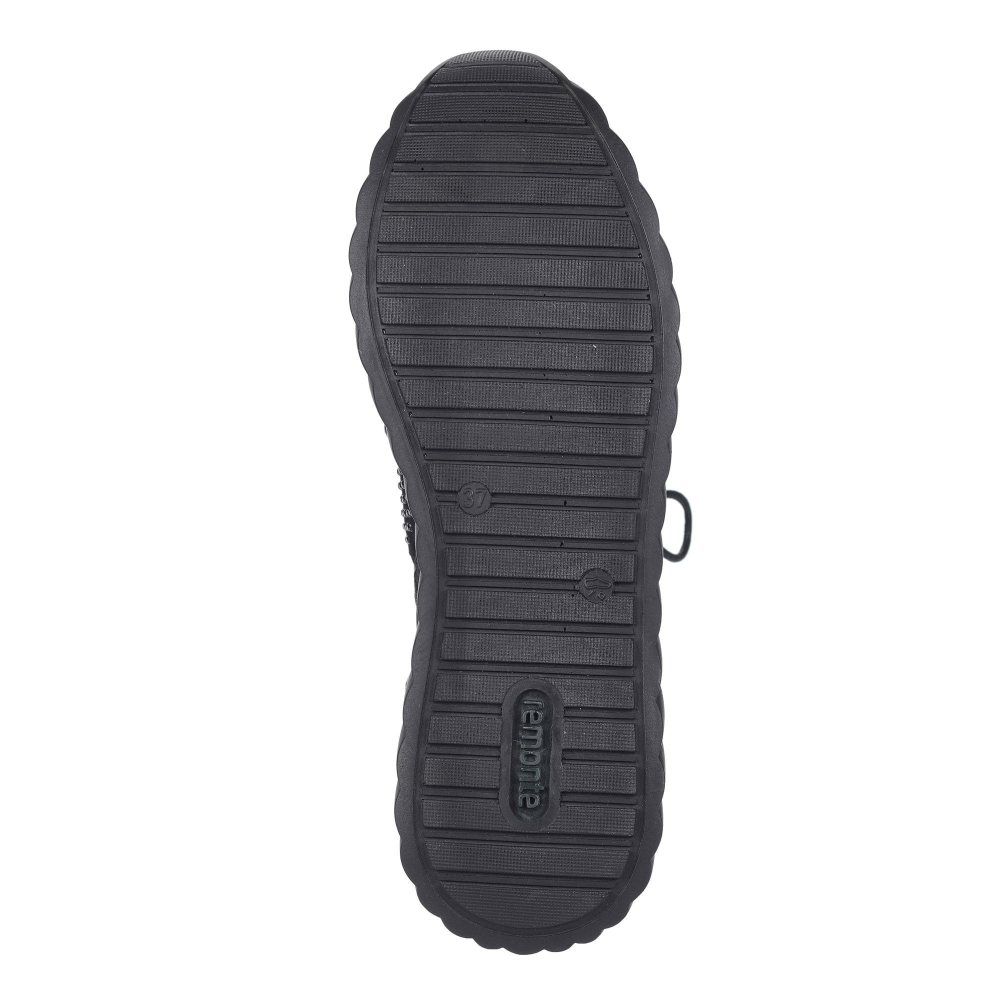 Черные кроссовки из комбинированных материалов Remonte, размер 37, цвет черный - фото 5