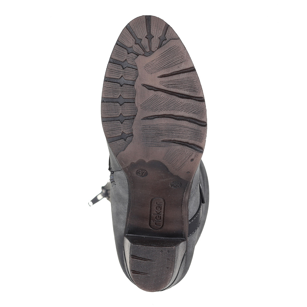 Серые сапоги на среднем каблуке Rieker, размер 39, цвет серый - фото 7