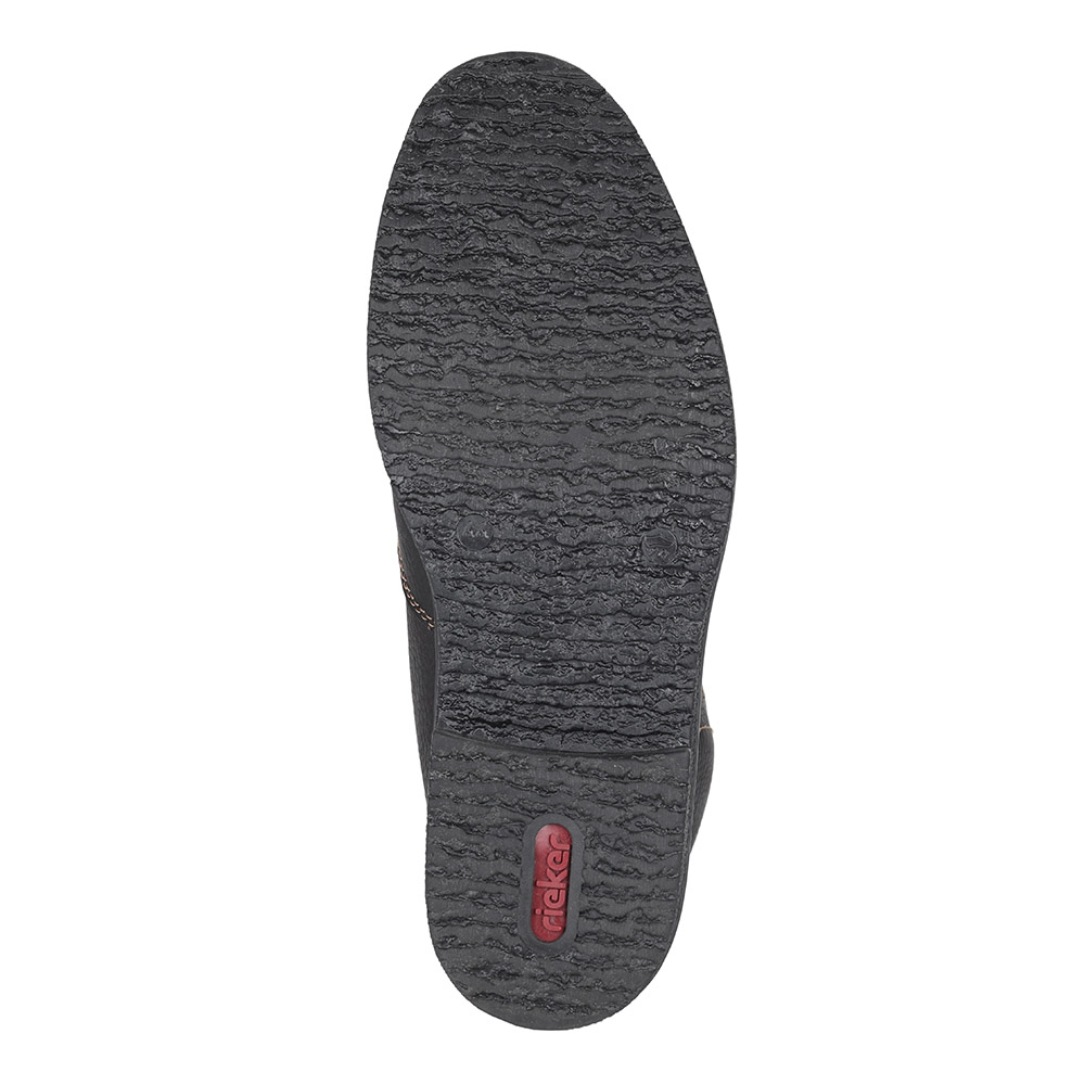 фото Коричневые ботинки на шерсти rieker