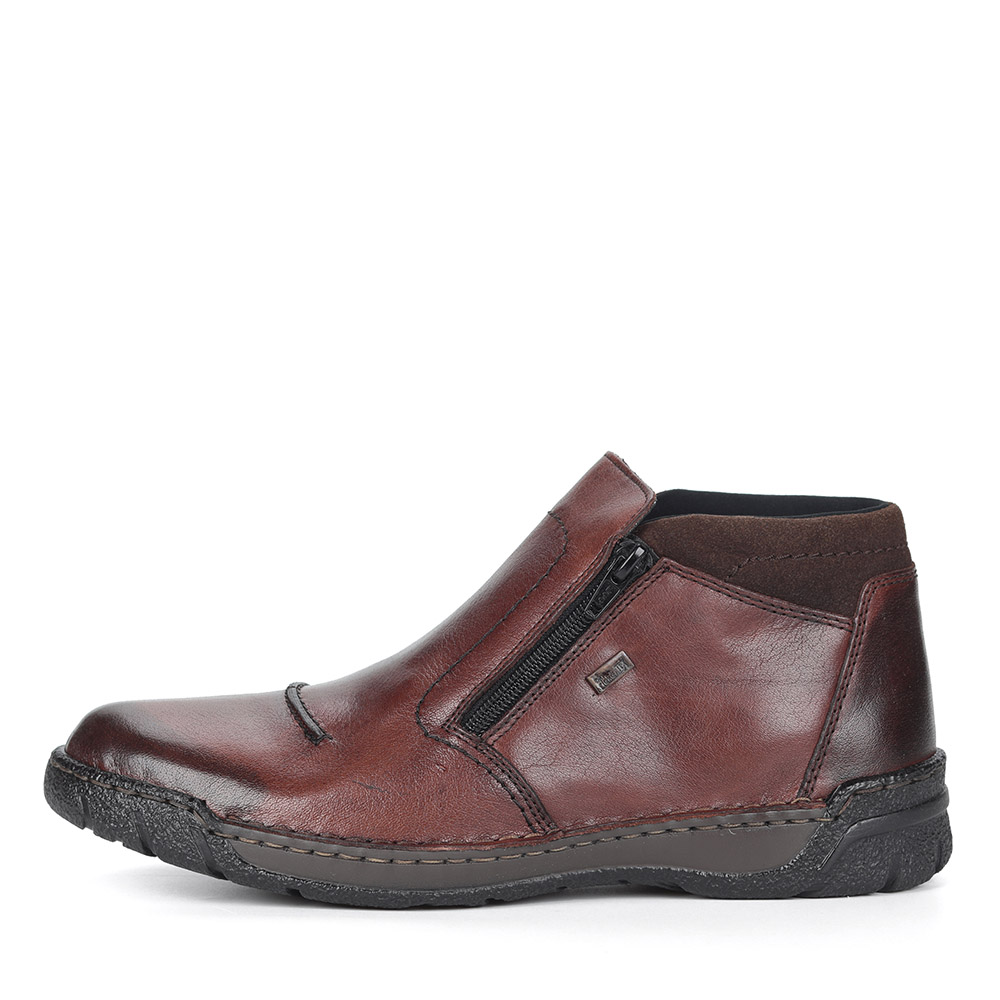 Коричневые ботинки из кожи без шнуровки Rieker, размер 42, цвет коричневый - фото 2