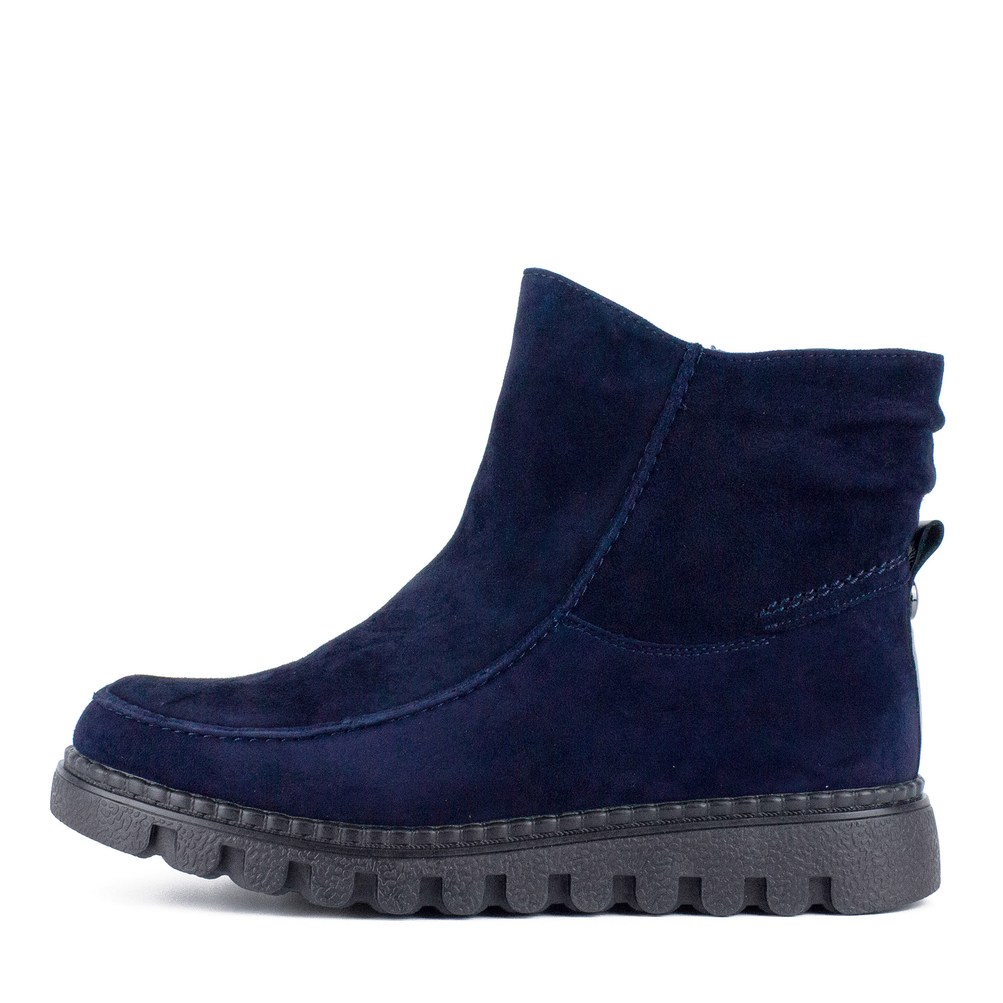 Синие ботинки из велюра без шнуровки Spur, размер 38, цвет синий - фото 2