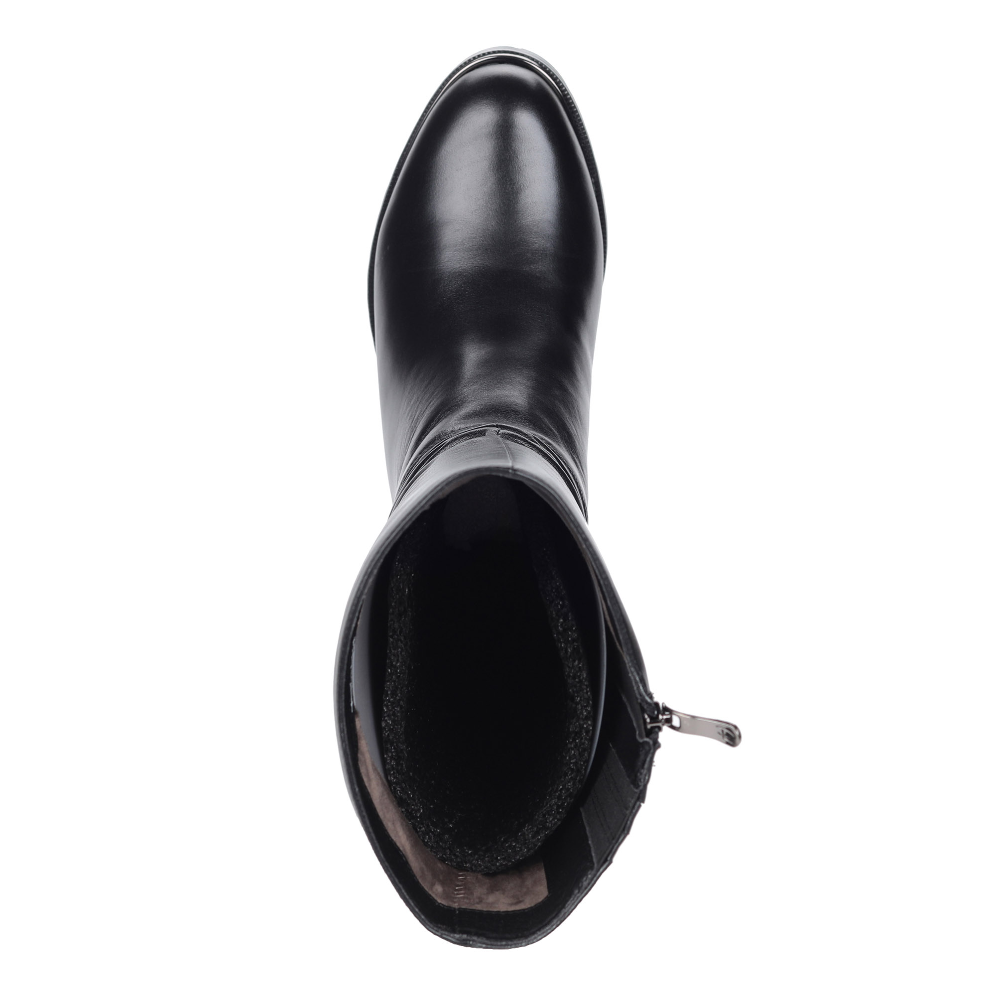 Черные сапоги из комбинированных материалов Respect, размер 38, цвет черный - фото 6