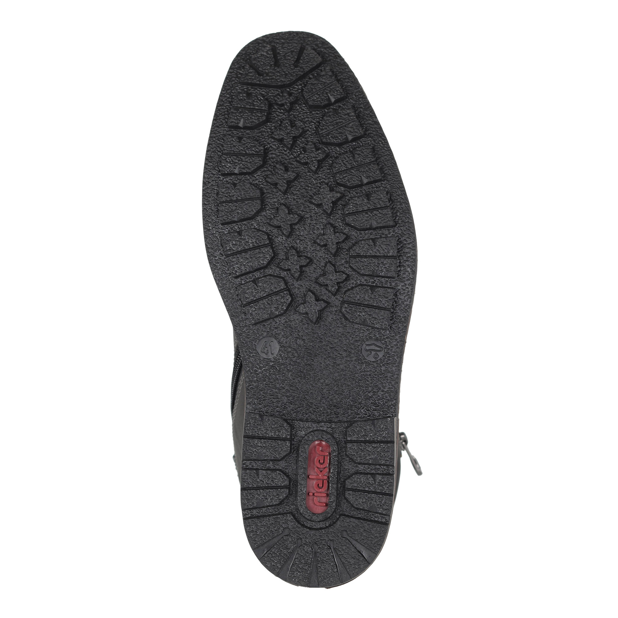 Коричневые ботинки из экокожи на подкладке из натуральной шерсти Rieker, размер 44, цвет коричневый - фото 7