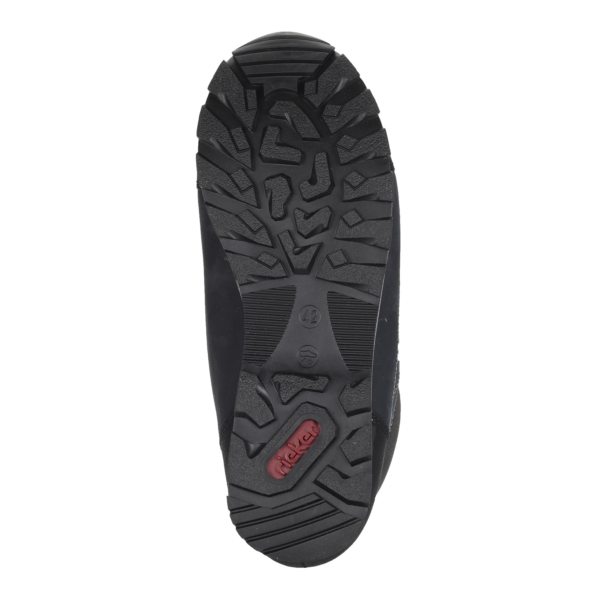 Черные ботинки из кожи на подкладке из натуральной шерсти Rieker, размер 44, цвет черный - фото 7