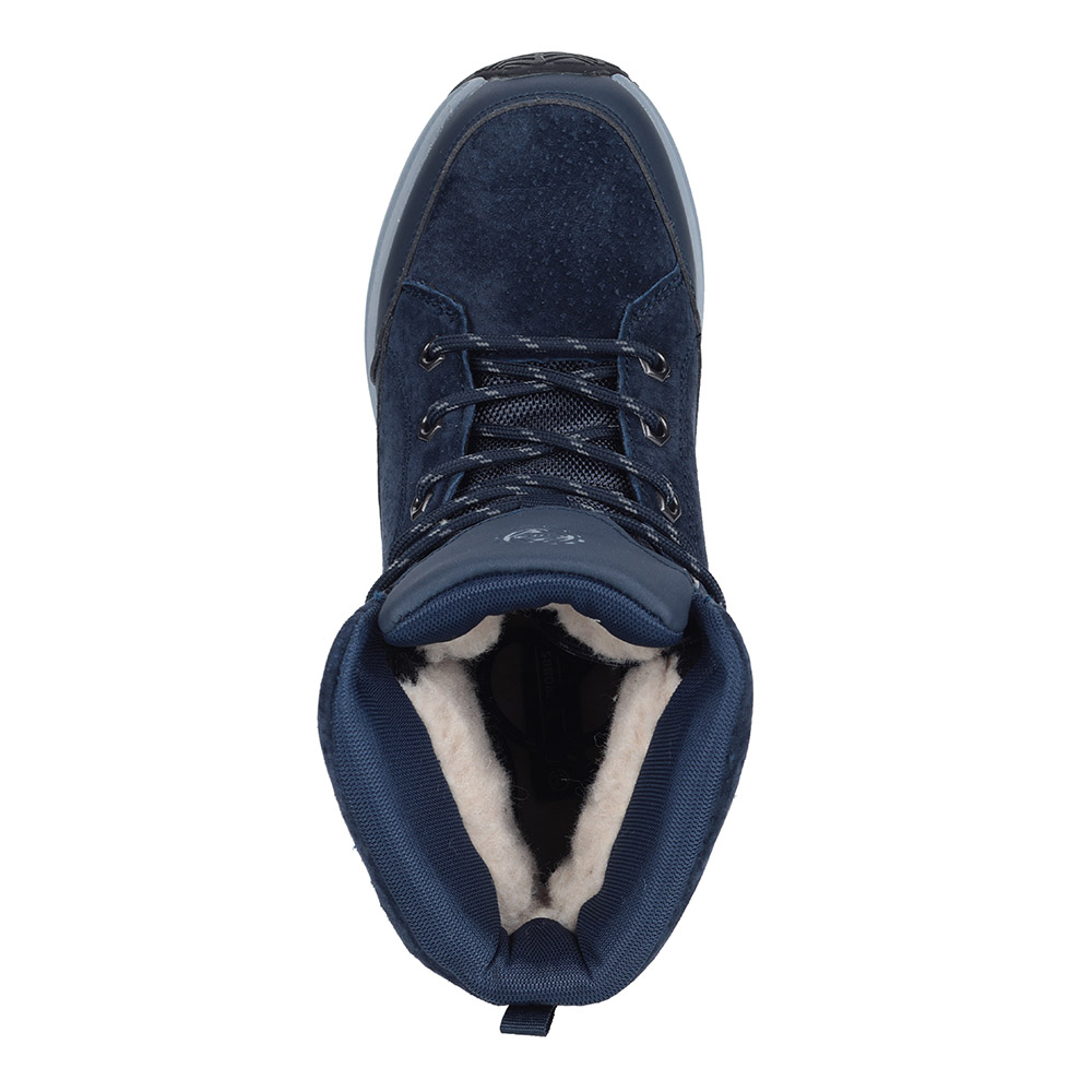 фото Комбинированные ботинки в синем цвете strobbs