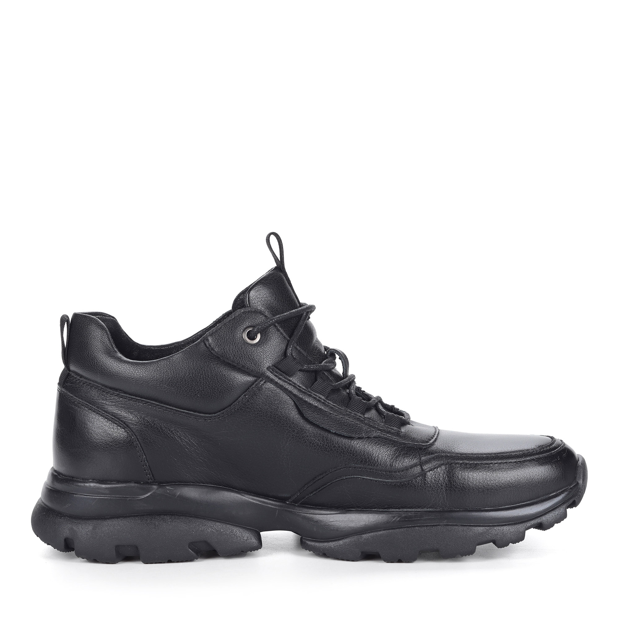 Черные кроссовки из кожи Respect, размер 42, цвет черный - фото 3