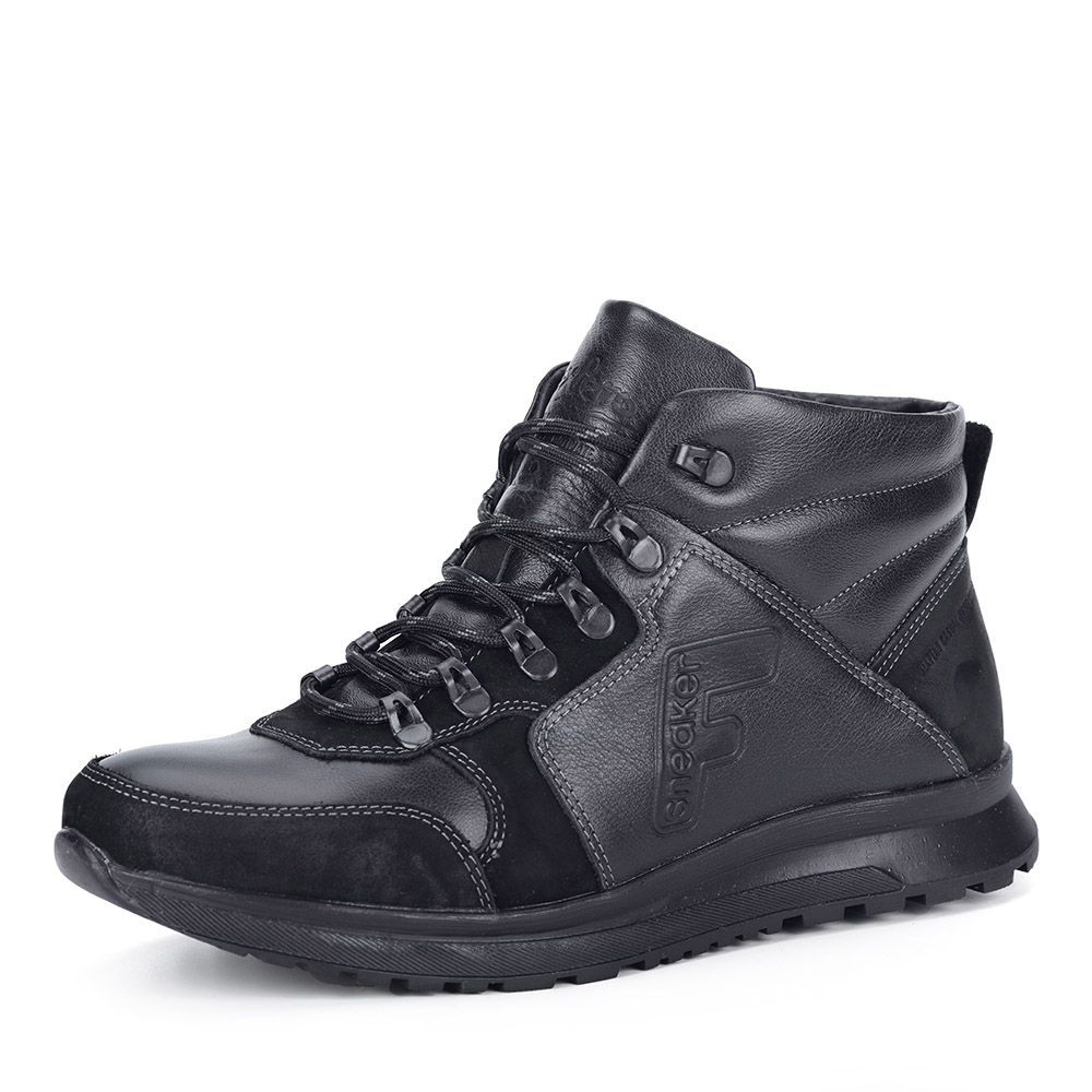 Черные ботинки из кожи от NexPero