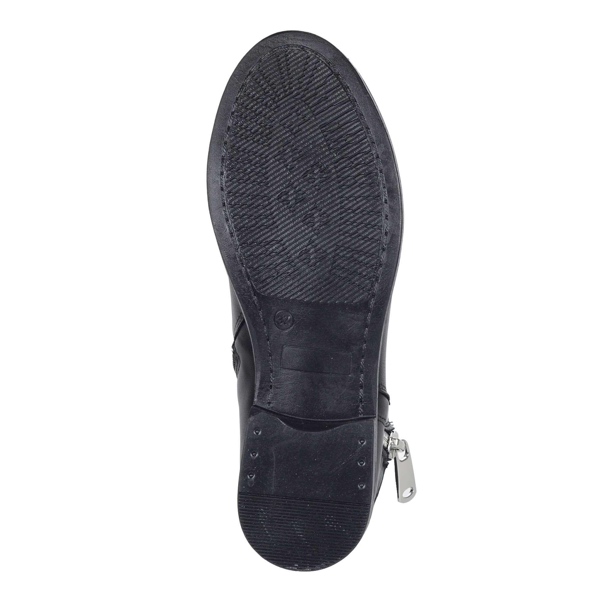 Черные ботинки из кожи на замке от Respect-shoes