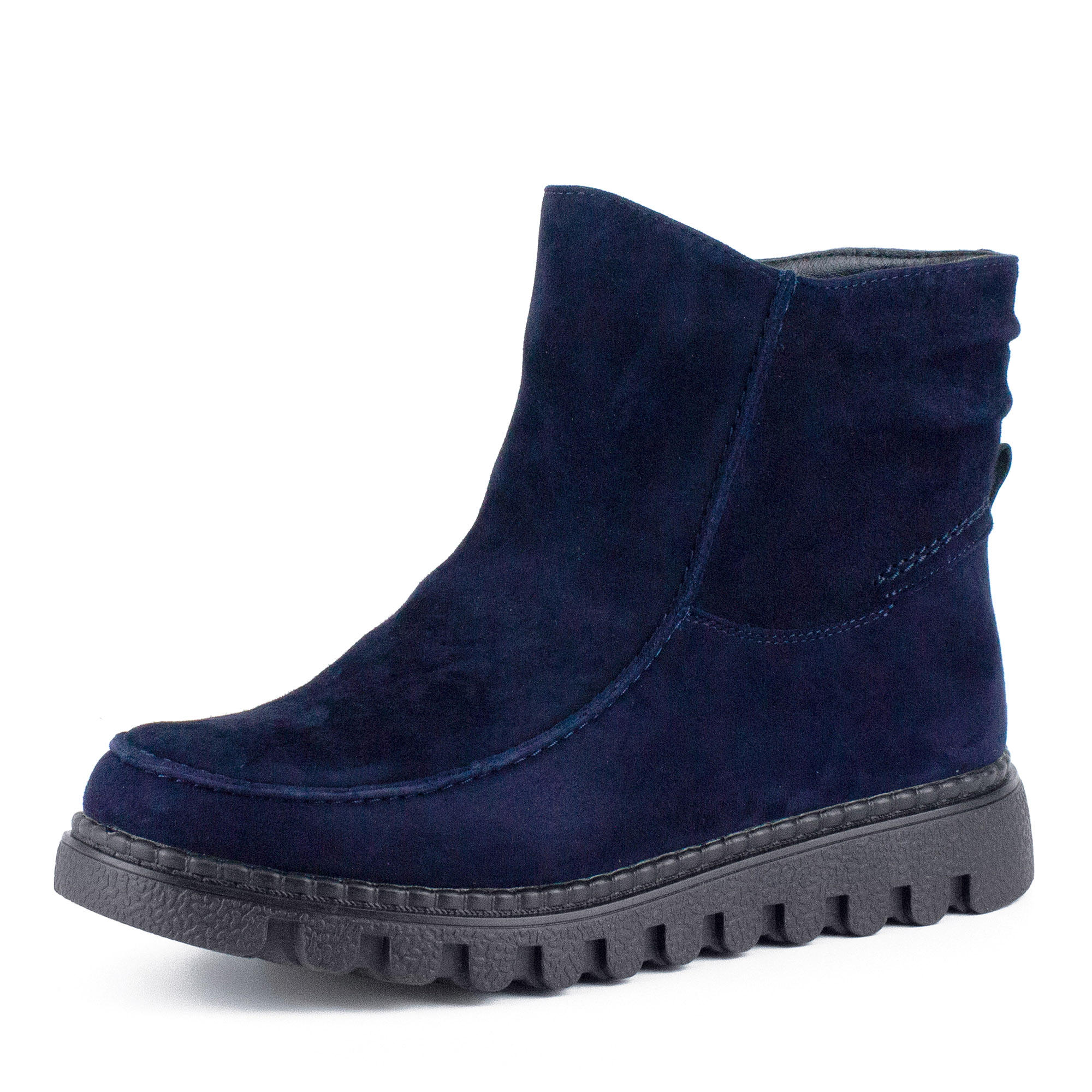 Синие ботинки из велюра без шнуровки Spur, размер 38, цвет синий - фото 1