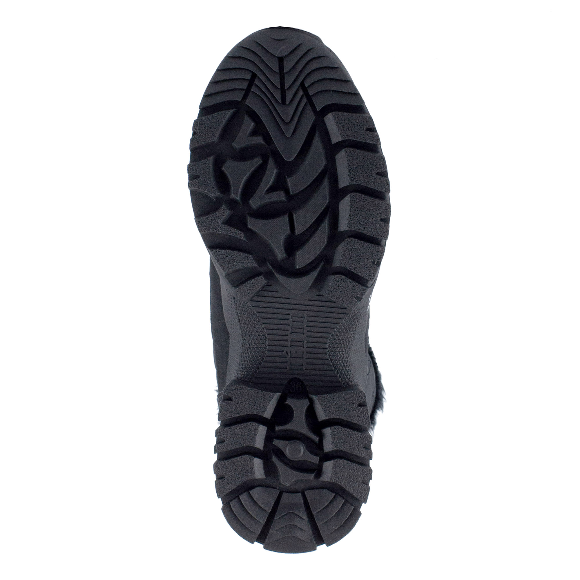 Черные комбинированные ботинки на шерсти KEDDO, размер 37, цвет черный - фото 5
