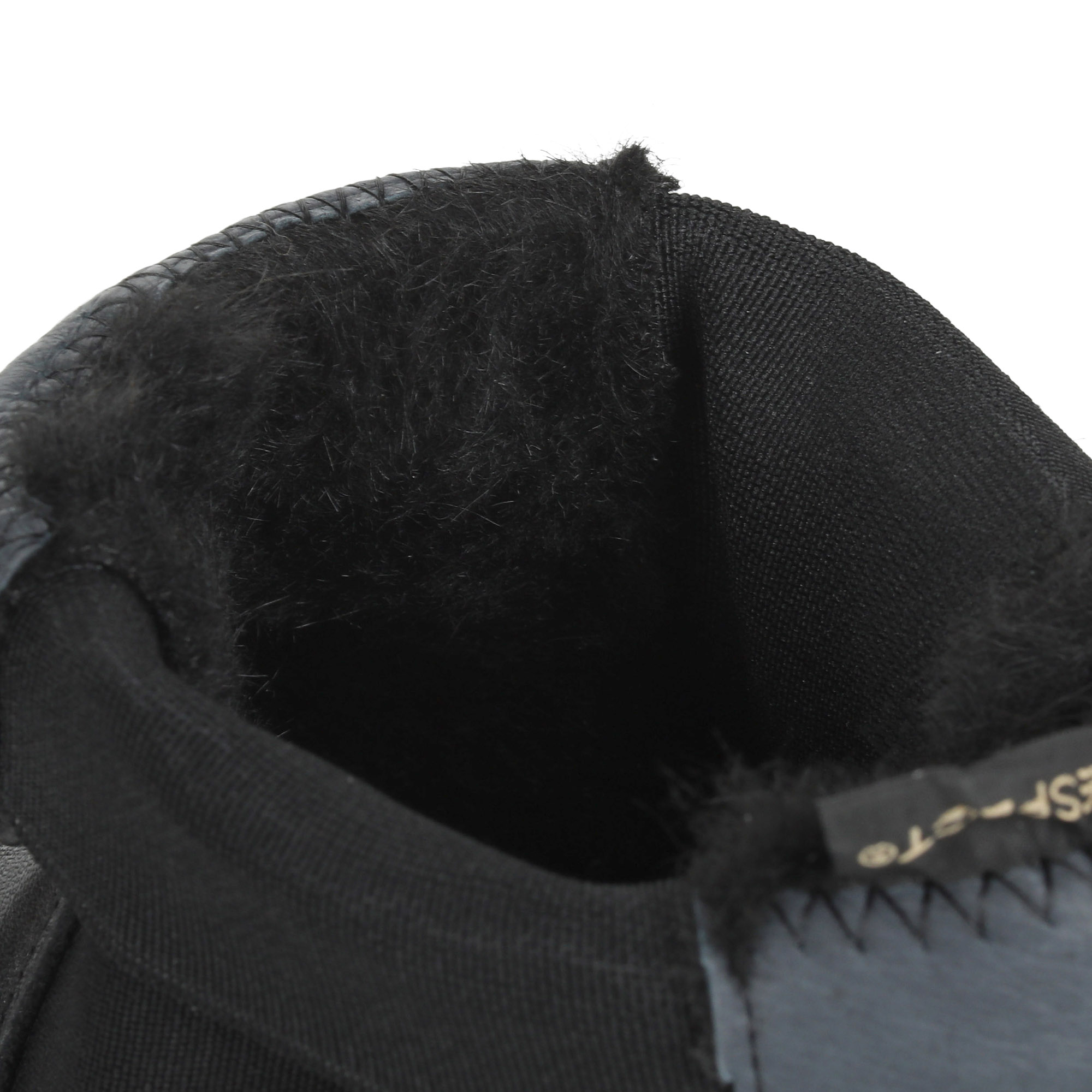 фото Черные ботинки челси из кожи на подкладке из натуральной шерсти respect