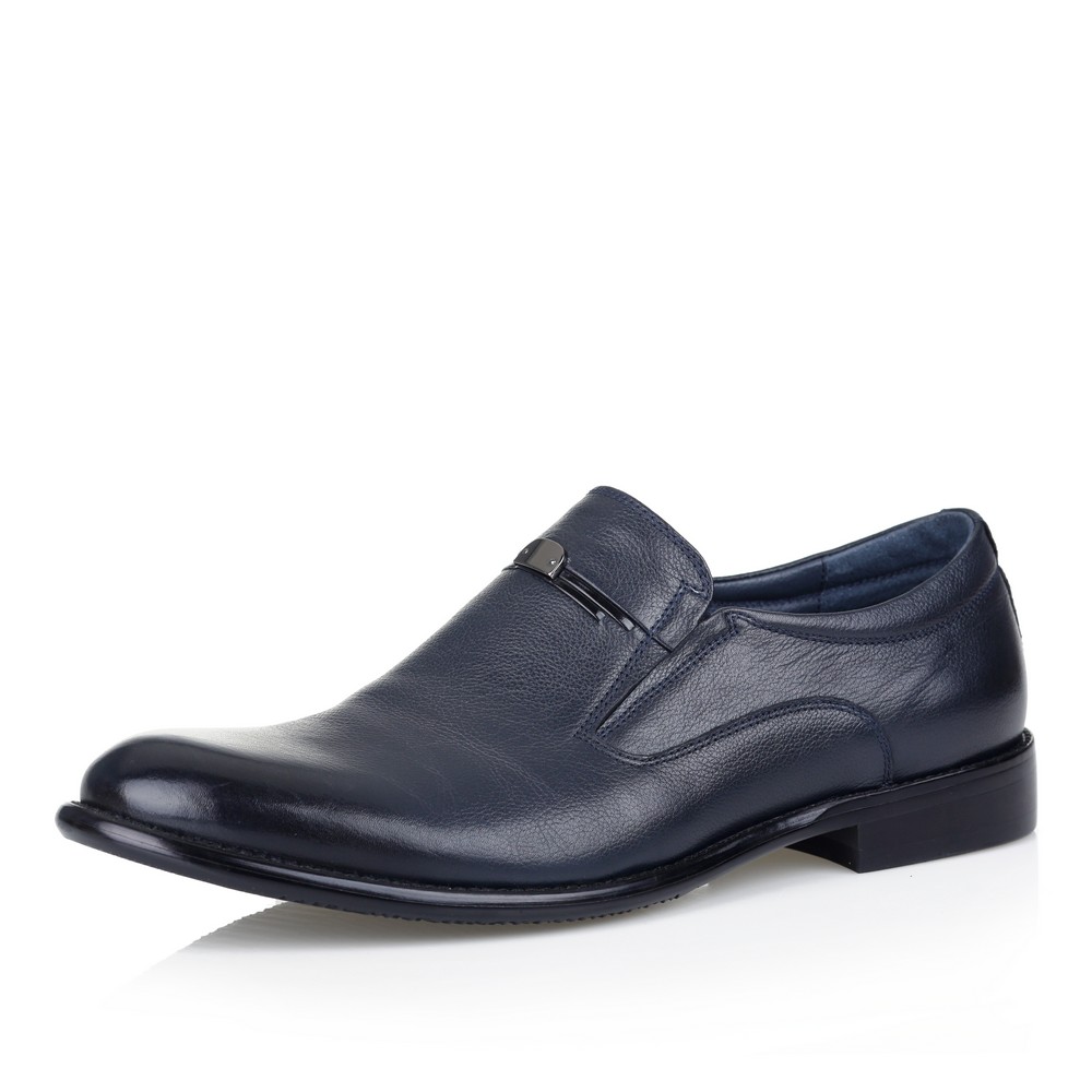 

Кожаные полуботинки тёмно-синего цвета, Тем.син.