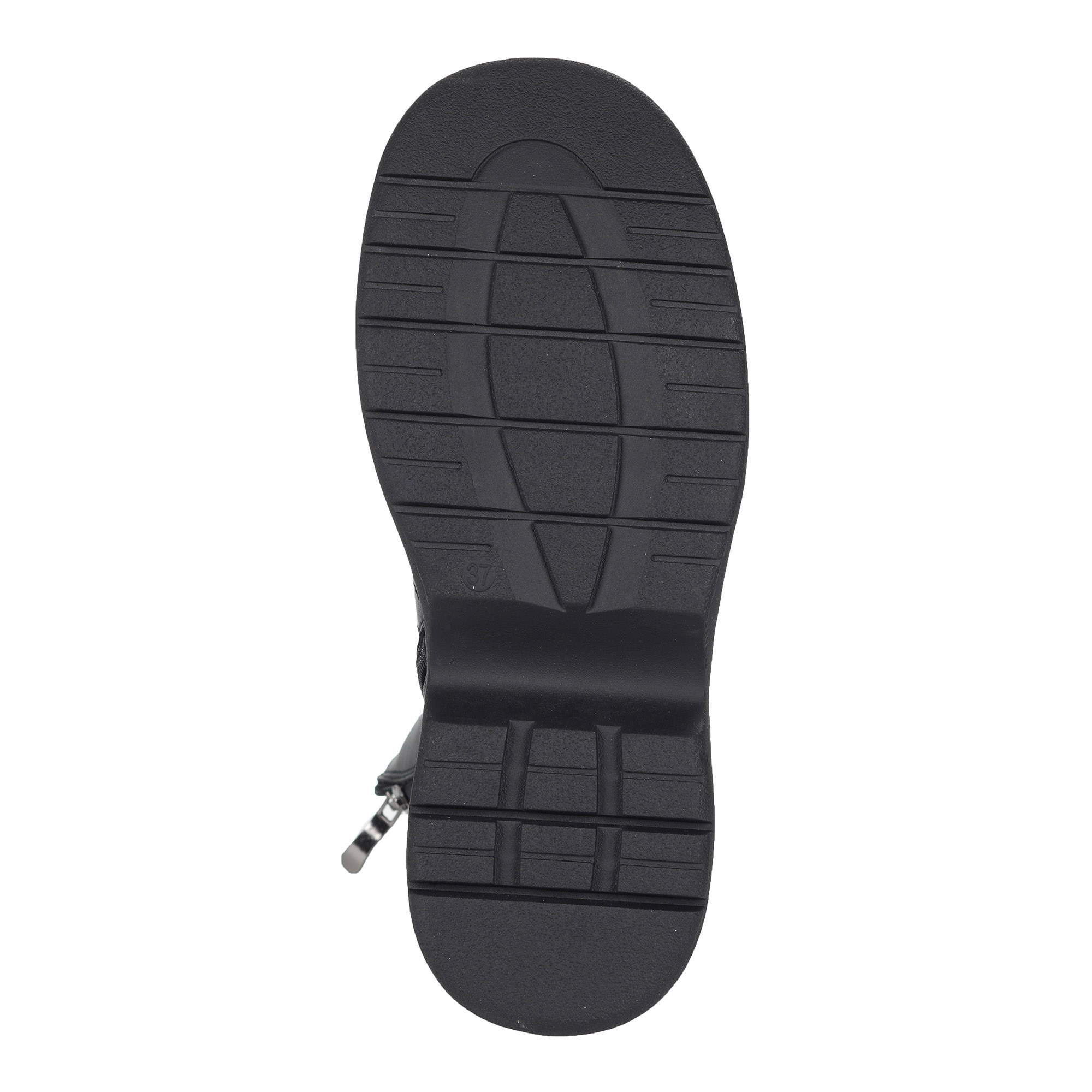 Черные ботинки из кожи на подкладке из натуральной шерсти Respect, цвет черный - фото 7
