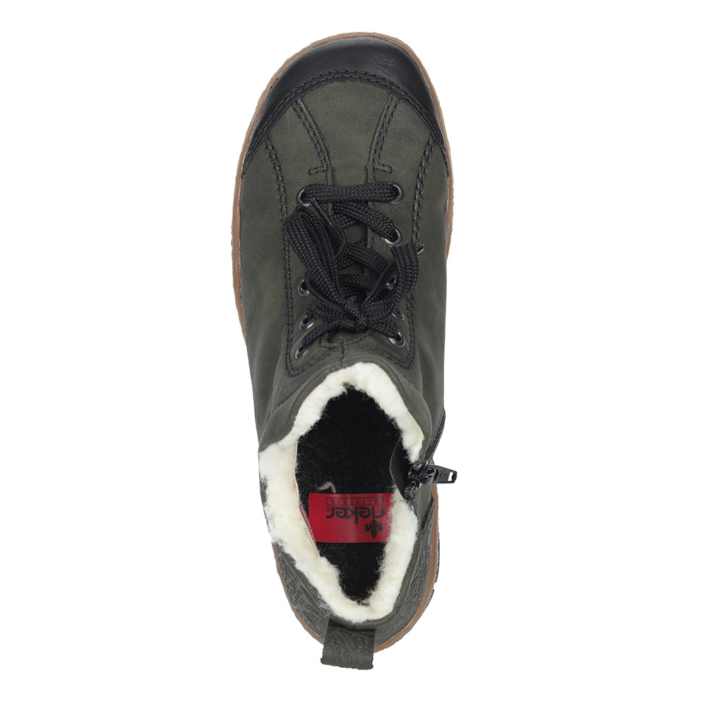 Комфортные ботинки на шерсти Rieker, размер 37, цвет черный - фото 4