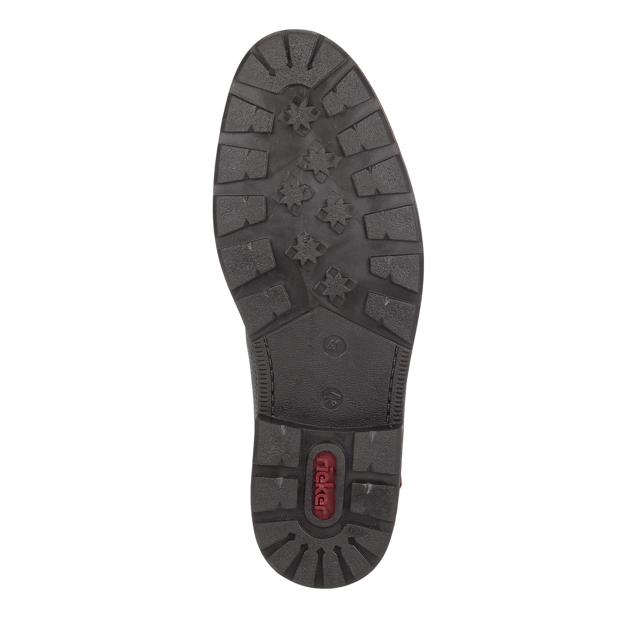 Черные велюровые ботинки на шнуровке Rieker, размер 43, цвет черный - фото 5