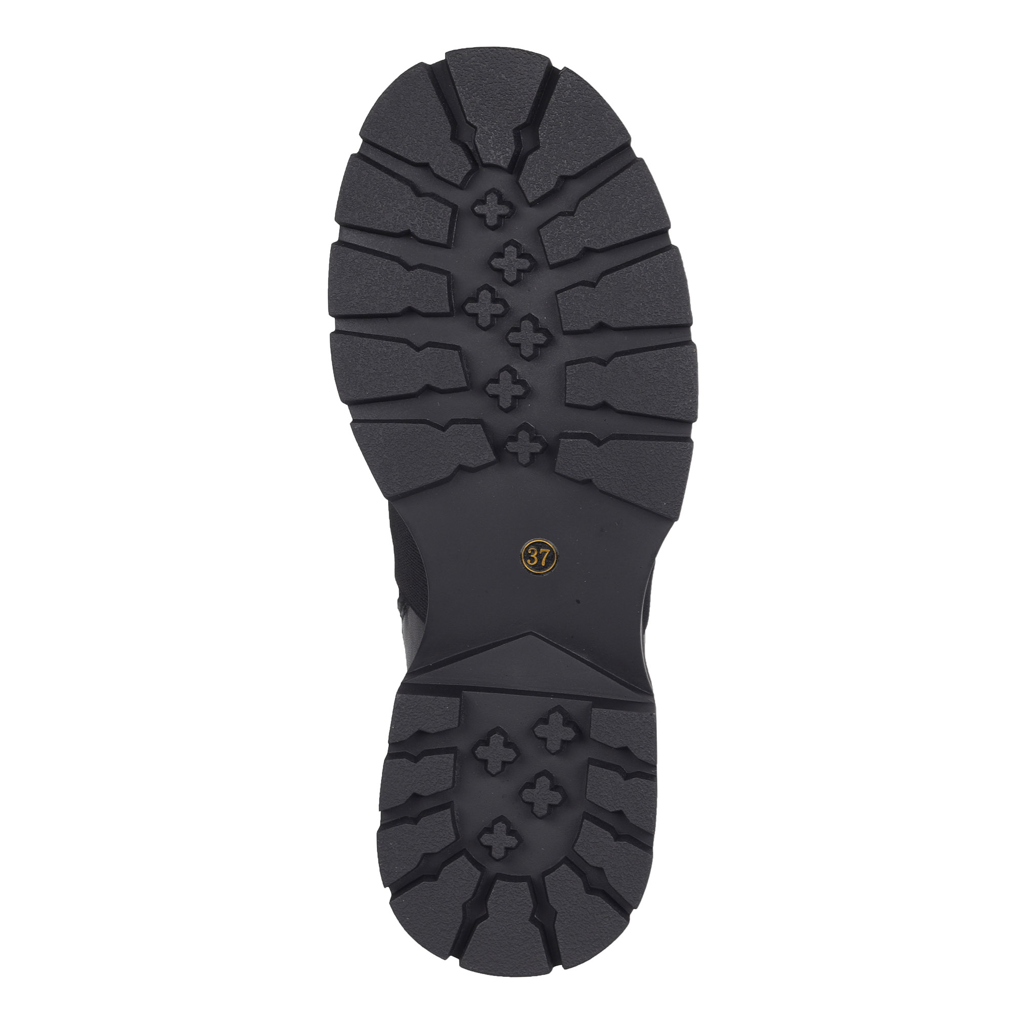 Черные ботинки из кожи на подкладке из натуральной шерсти на тракторной подошве Respect, размер 41, цвет черный - фото 7
