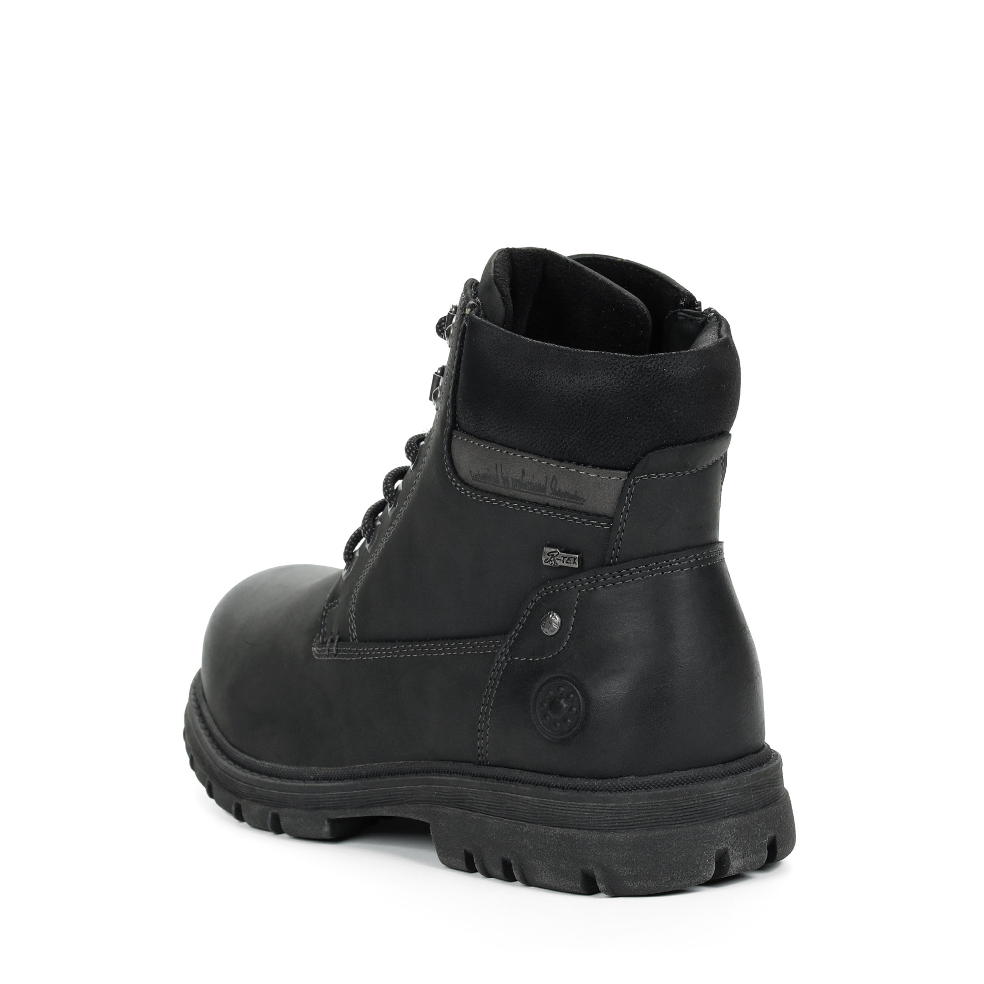 Черные утепленные ботинки из экокожи Relife, цвет черный - фото 4
