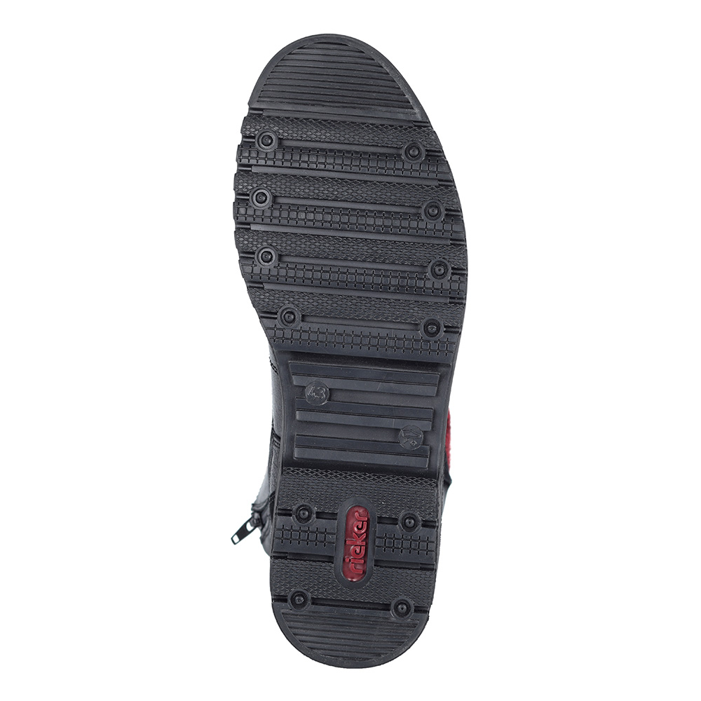 Черные ботинки на шерсти Rieker, размер 44, цвет черный - фото 5