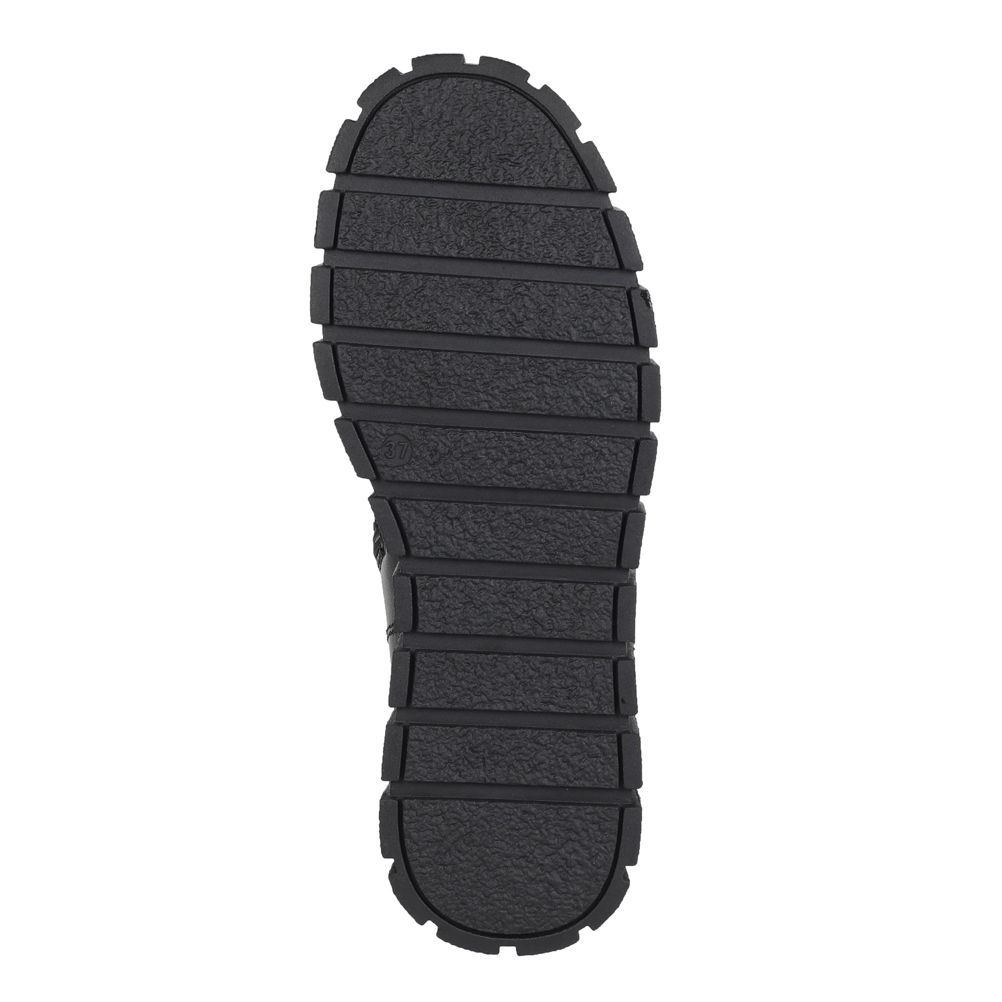 Черные ботинки милитари из натуральной кожи на подкладке из натуральной шерсти на молнии Respect, размер 37, цвет черный - фото 7