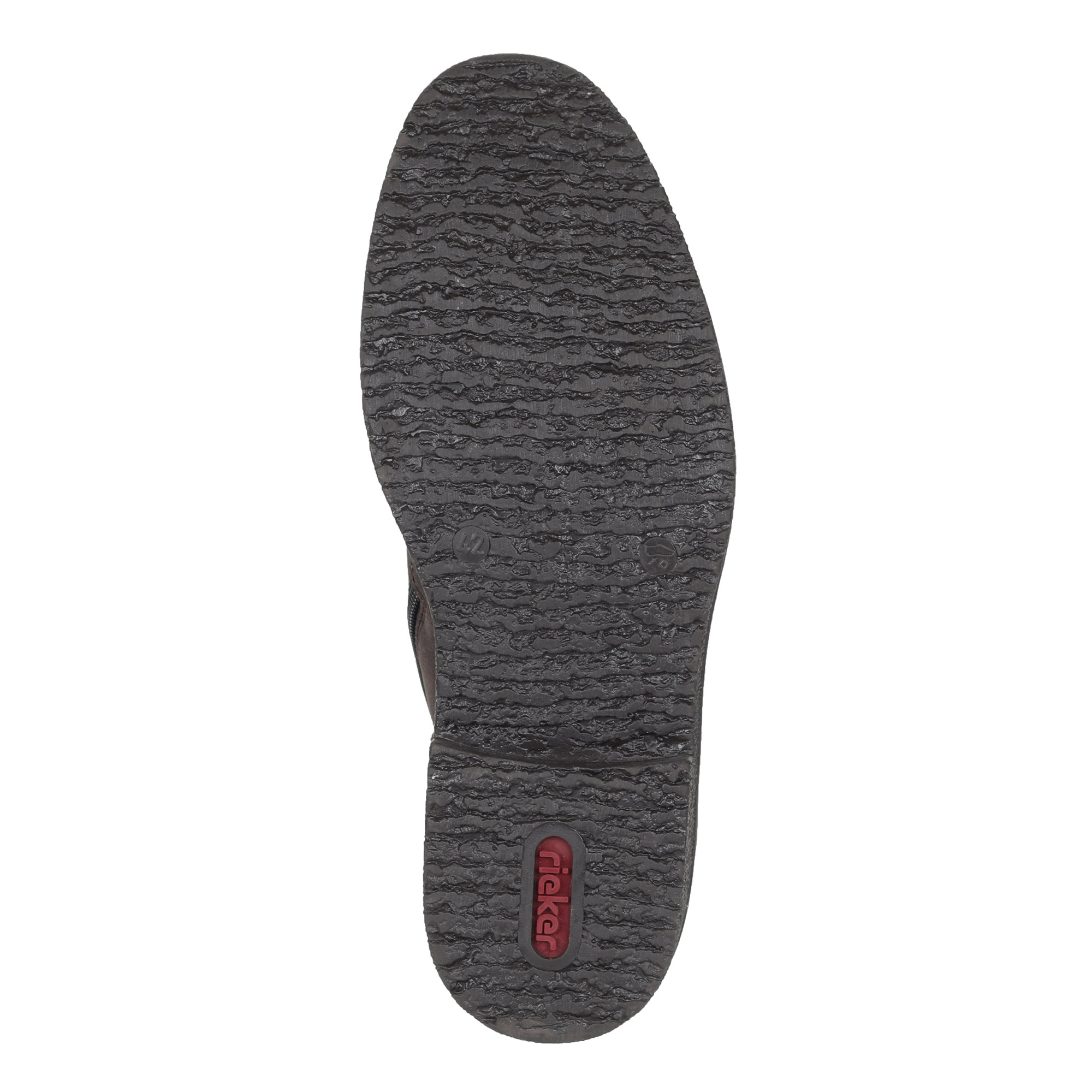 Коричневые ботинки из экокожи на подкладке из натуральной шерсти на шнурках Rieker, размер 41, цвет коричневый - фото 7