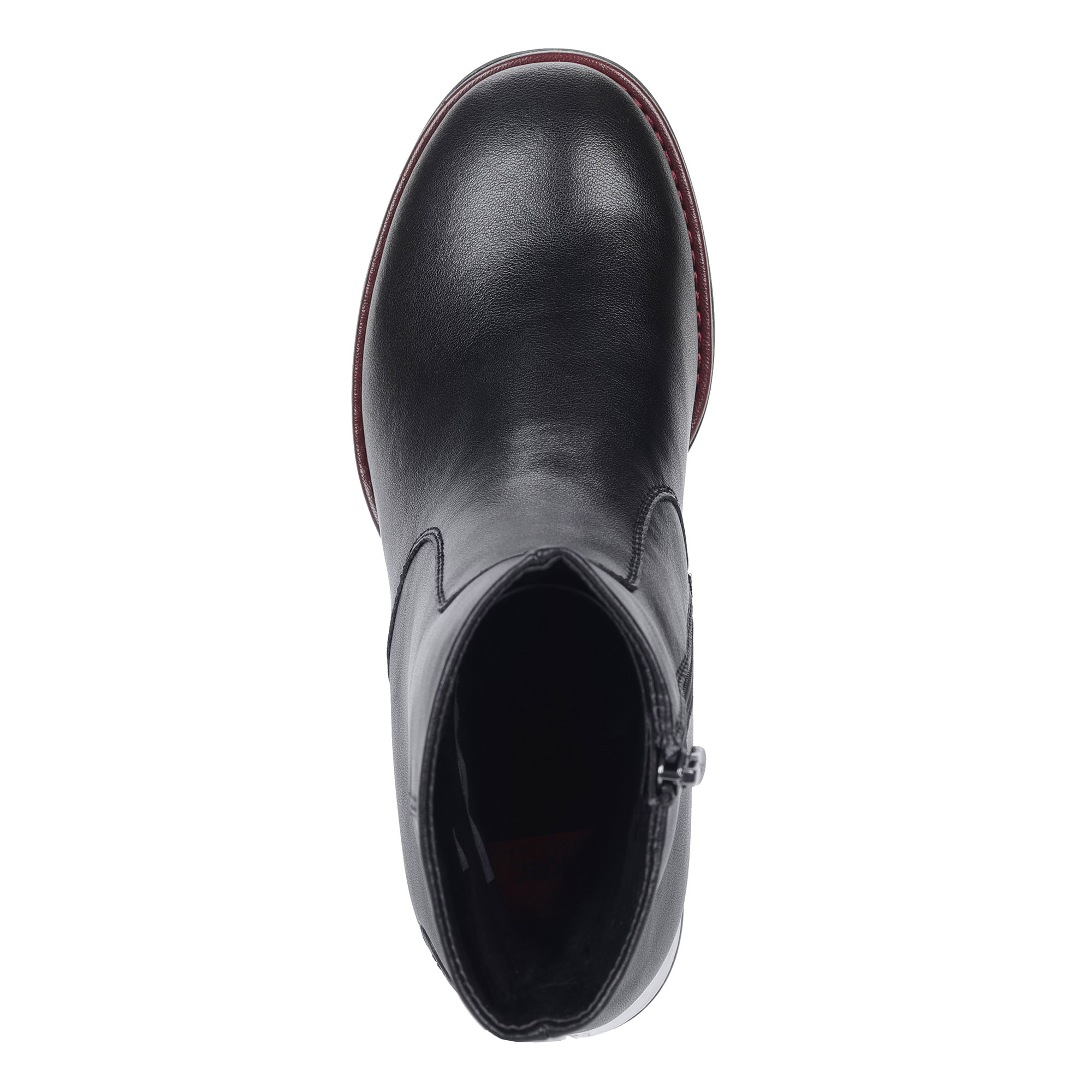 Черные ботинки на устойчивом каблуке Rieker, размер 39, цвет черный - фото 4