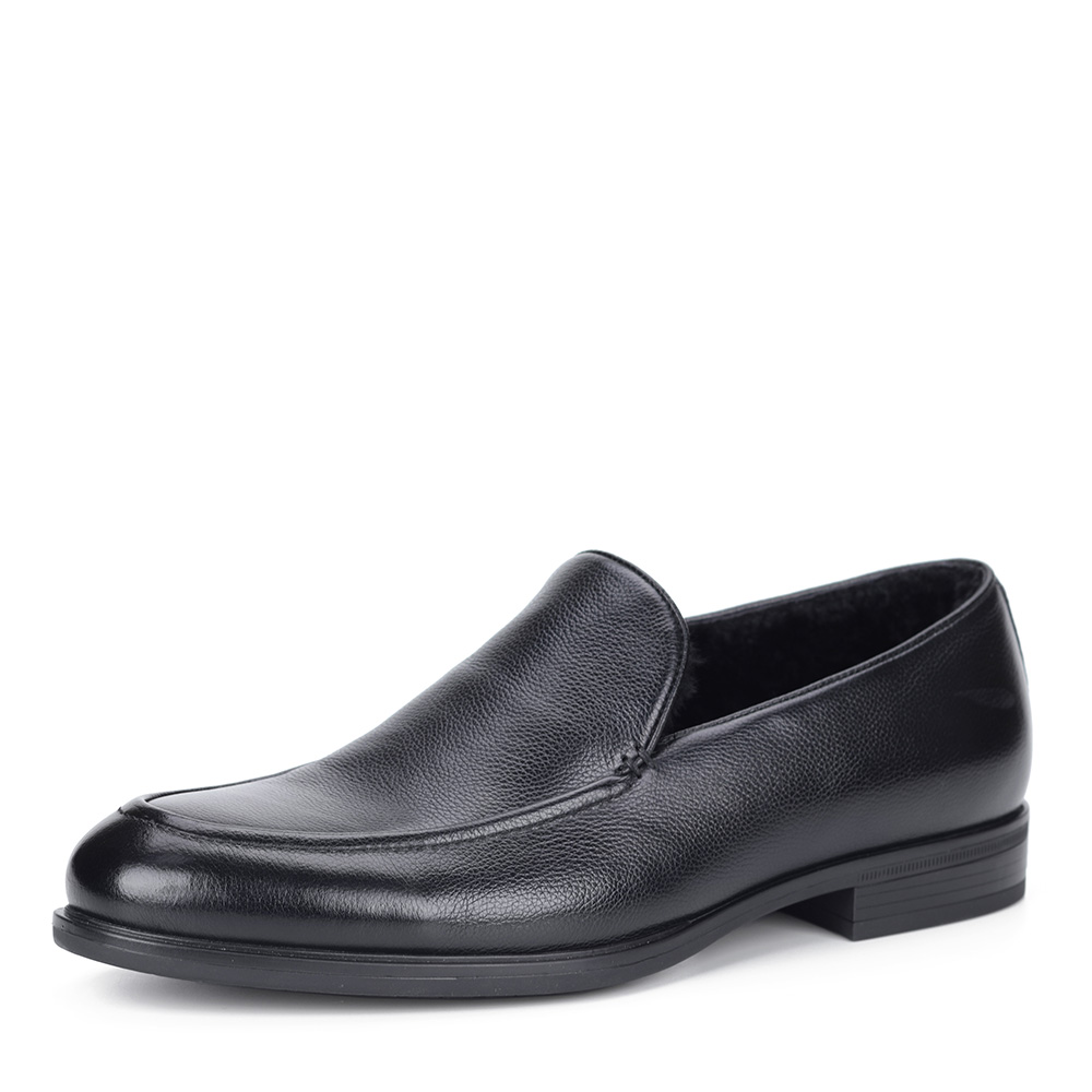 Черные кожаные лоферы от Respect-shoes