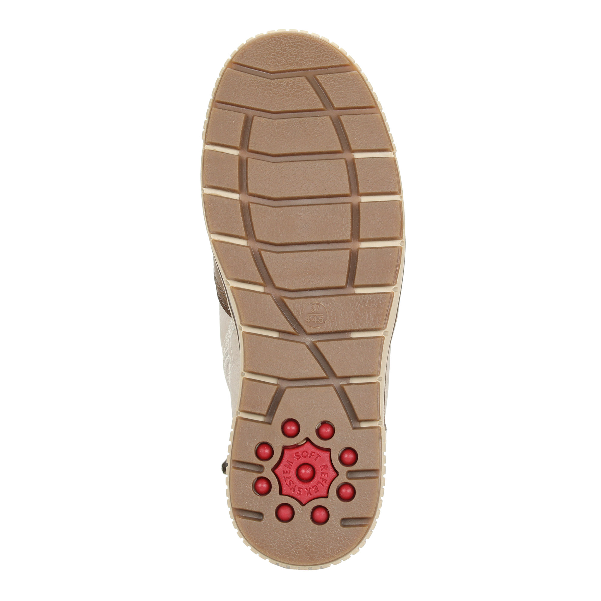 Бежевые утепленные ботинки из экокожи Relife, цвет бежевый - фото 7