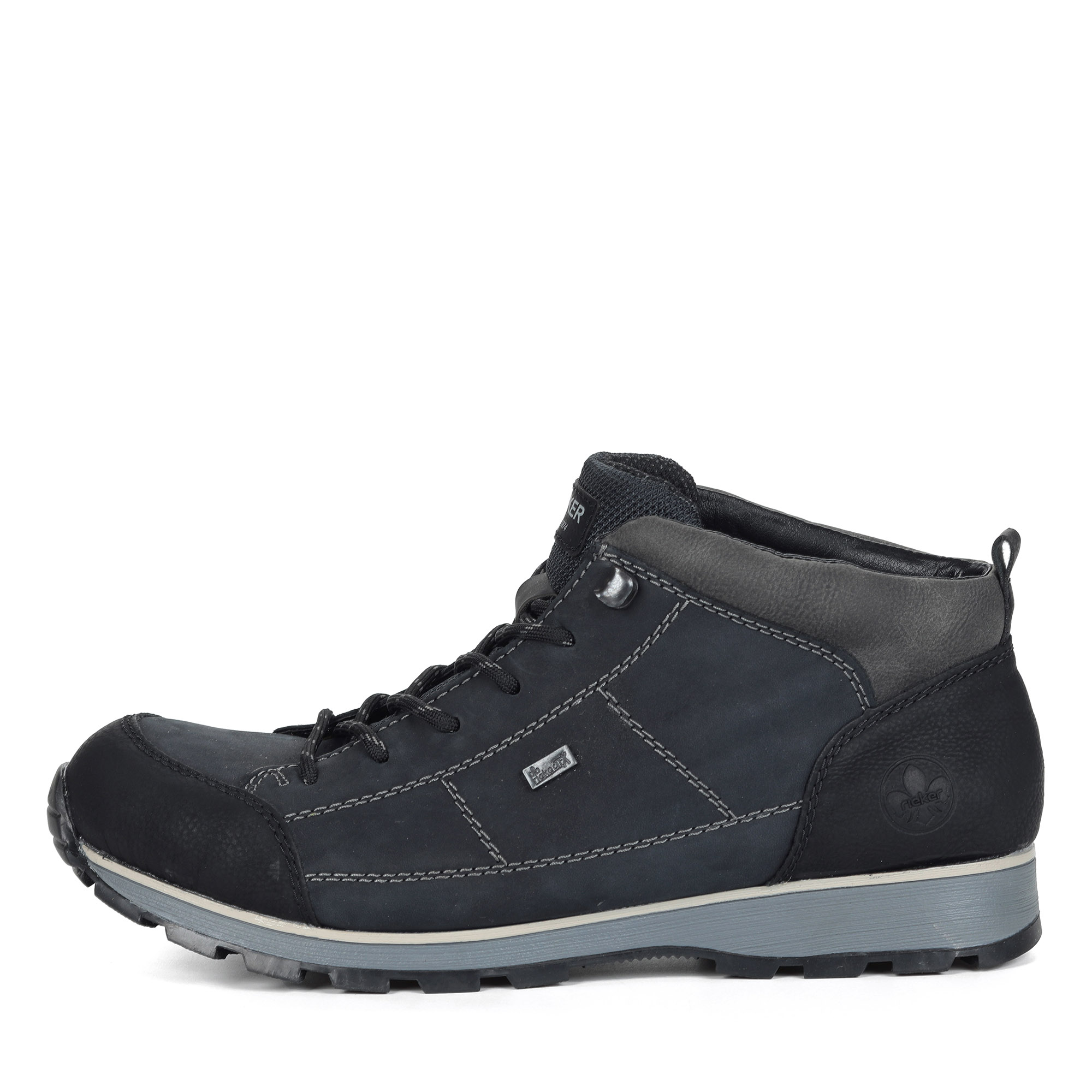 Черные ботинки из кожи на подкладке из натуральной шерсти Rieker, размер 44, цвет черный - фото 2