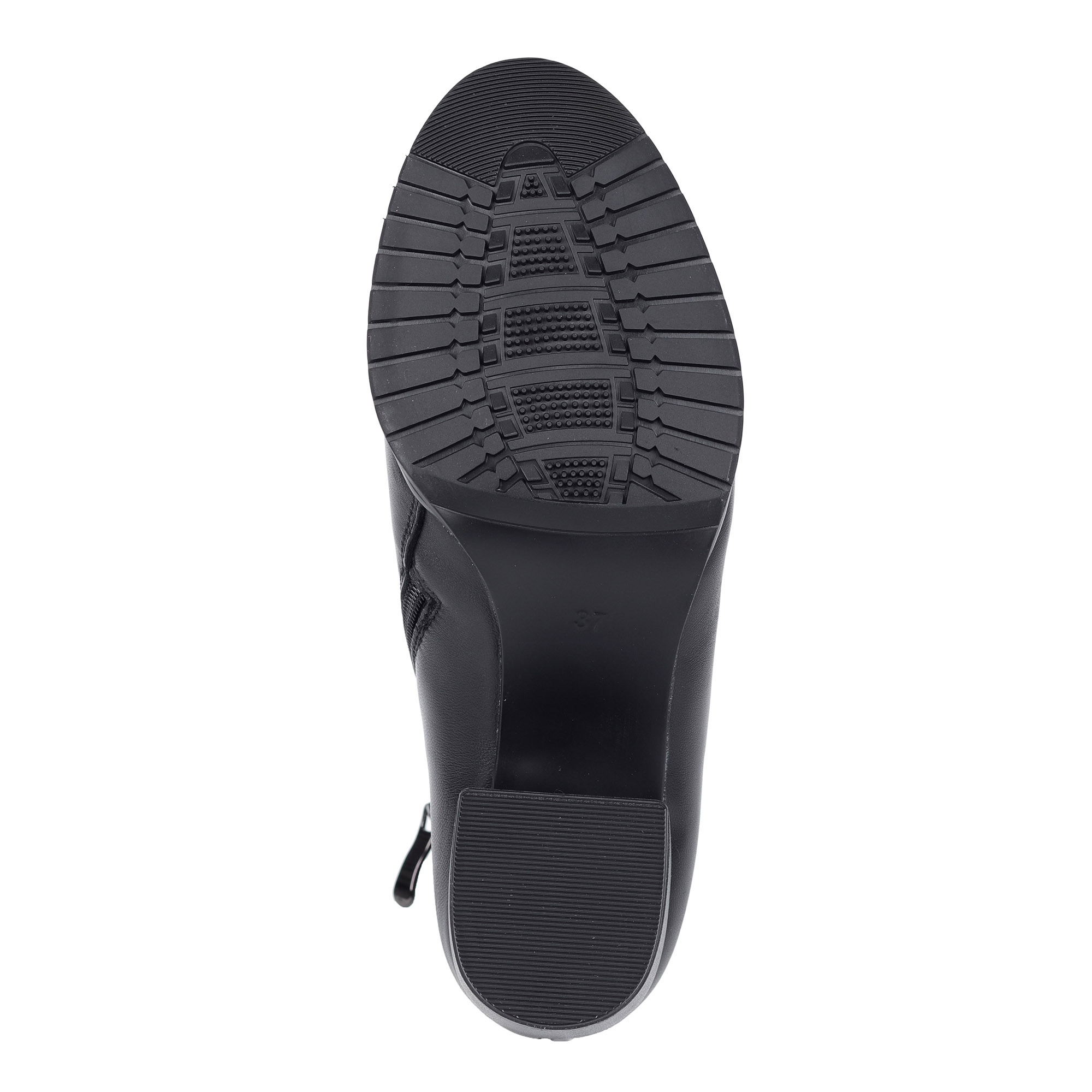 Черные ботинки из кожи на шерсти Respect, размер 38, цвет черный - фото 5