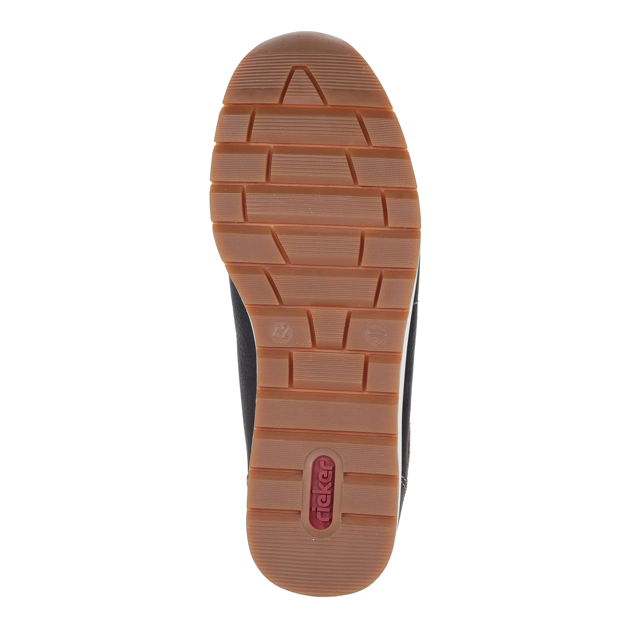 Коричневые ботинки из комбинированных материалов Rieker, размер 42, цвет коричневый - фото 5