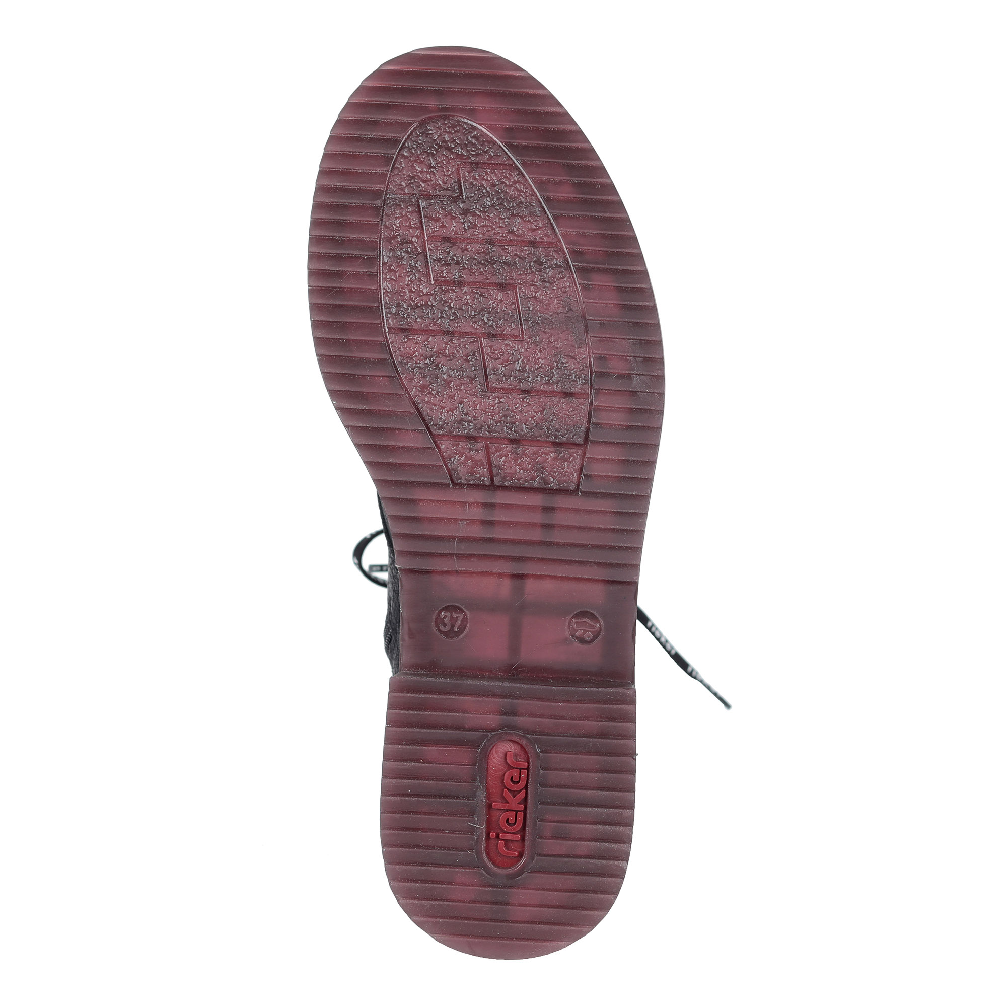 Черные ботинки из экокожи на шерсти Rieker, размер 36, цвет черный - фото 5