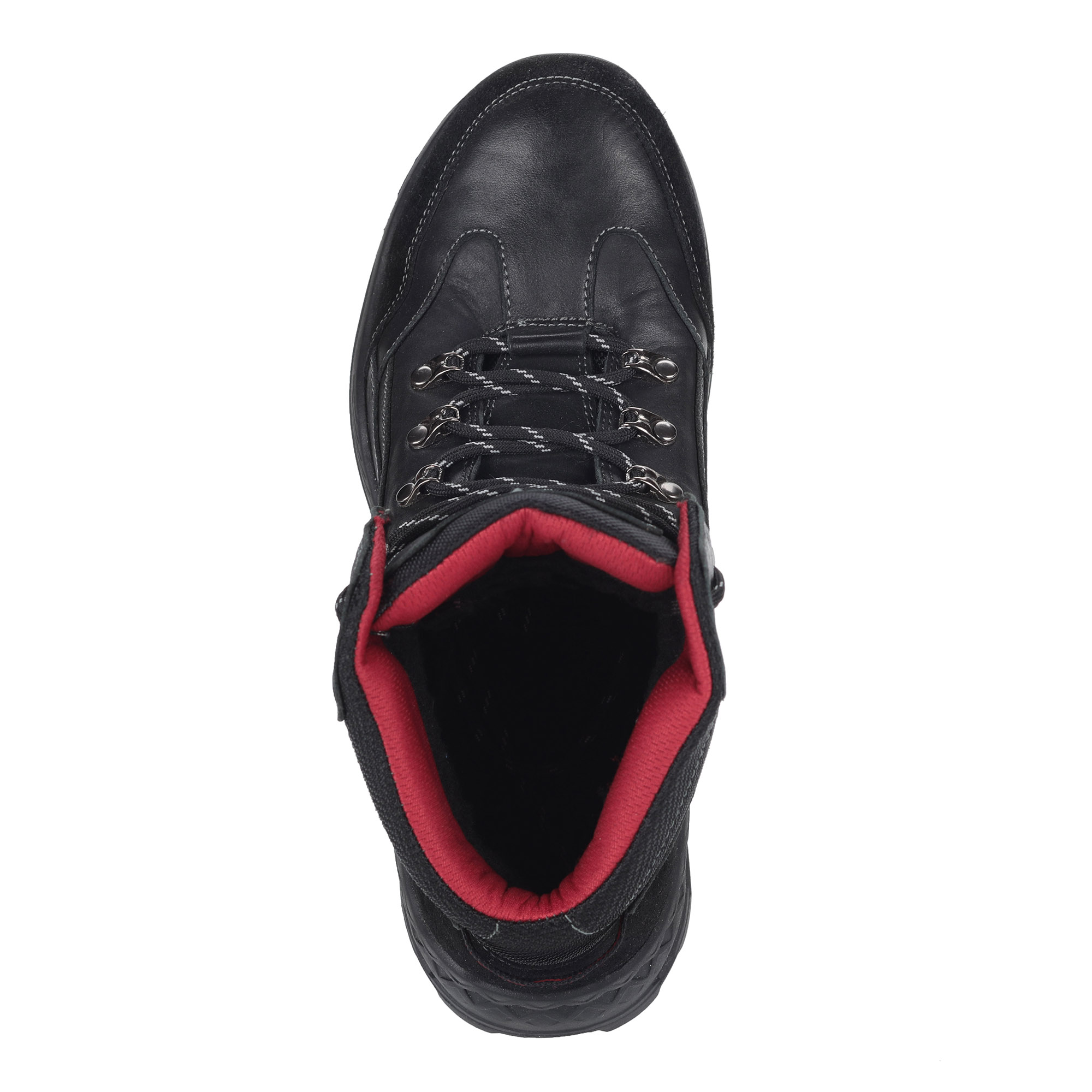 Черные ботинки из нубука на шерсти Respect, размер 40, цвет черный - фото 4