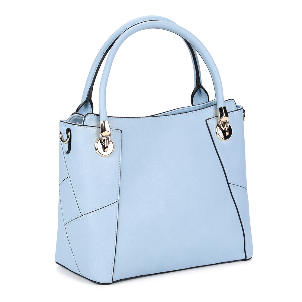 

Классическая голубая сумка с дополнительной ручкой, Голуб., Классическая голубая сумка с дополнительной ручкой