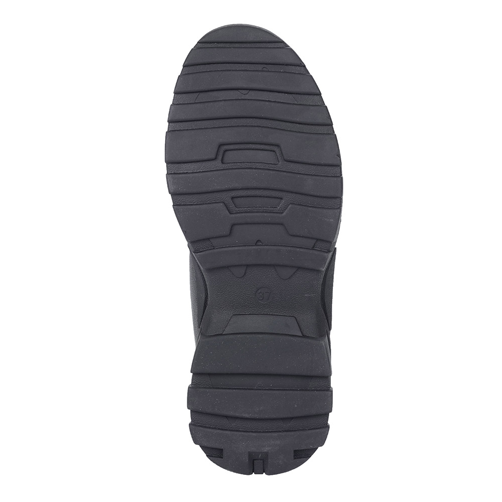 Черные кожаные ботинки на массивной подошве Respect, размер 36, цвет черный - фото 5
