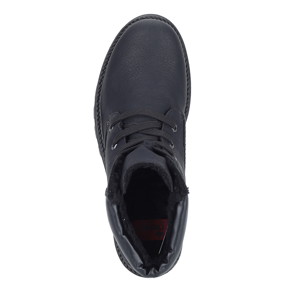 Черные ботинки на шерсти Rieker, размер 38, цвет черный - фото 5