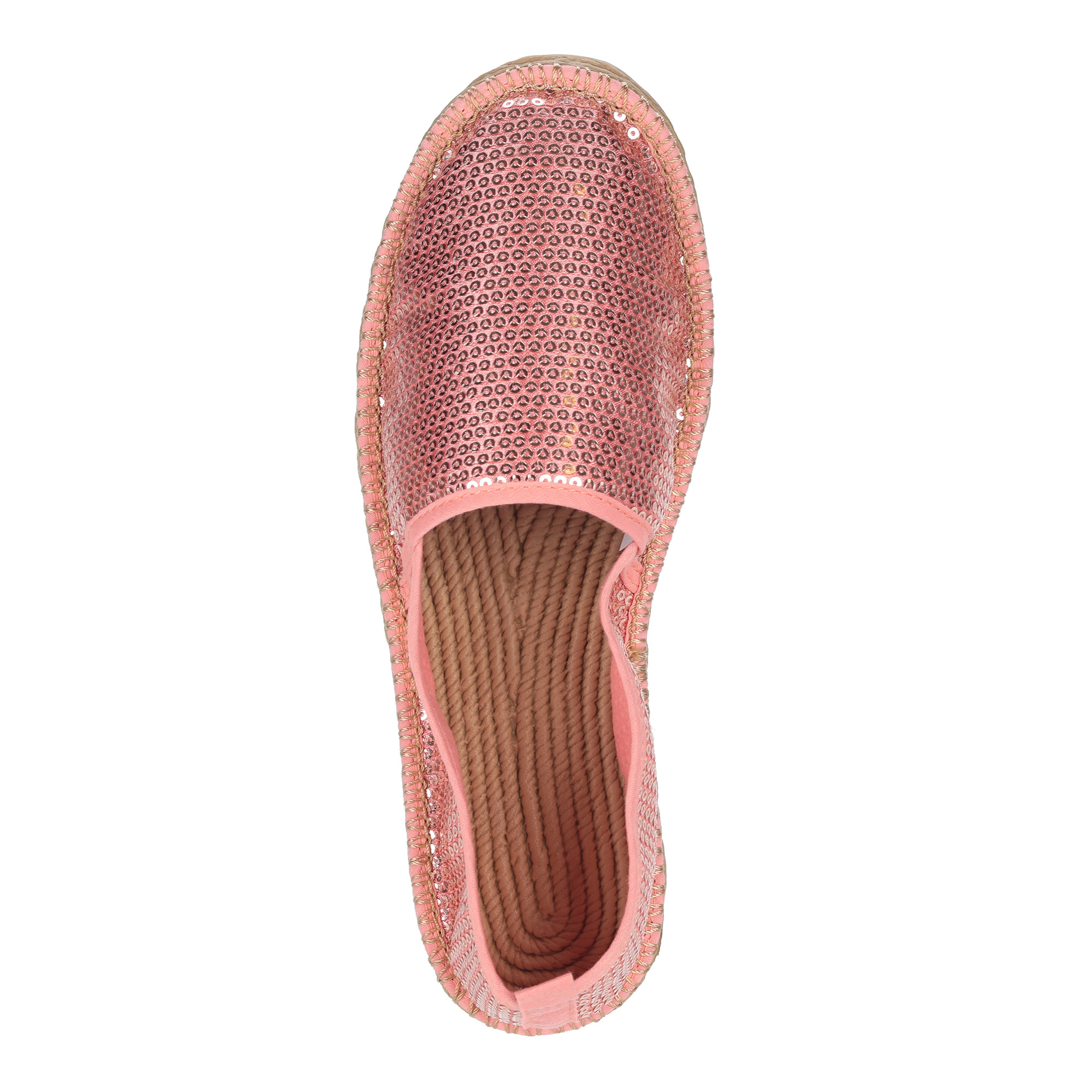 Розовые эспадрильи из текстиля от Respect-shoes