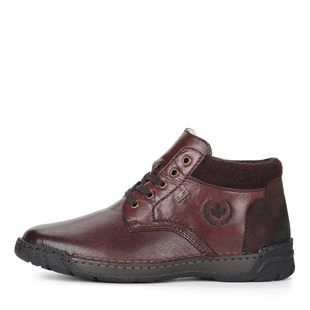 Коричневые ботинки на шнуровке из экокожи Rieker, размер 44, цвет коричневый - фото 2