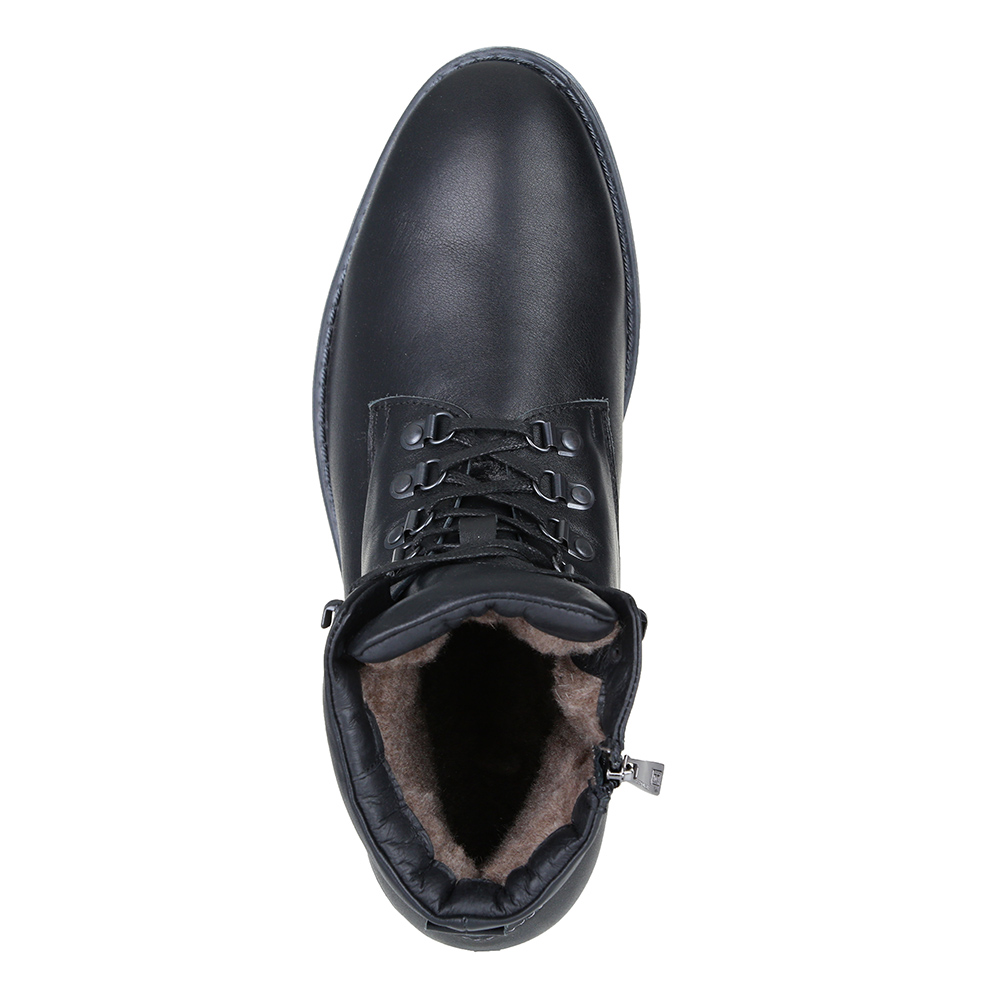 Кожаные ботинки в черном цвете Respect, размер 41 - фото 4