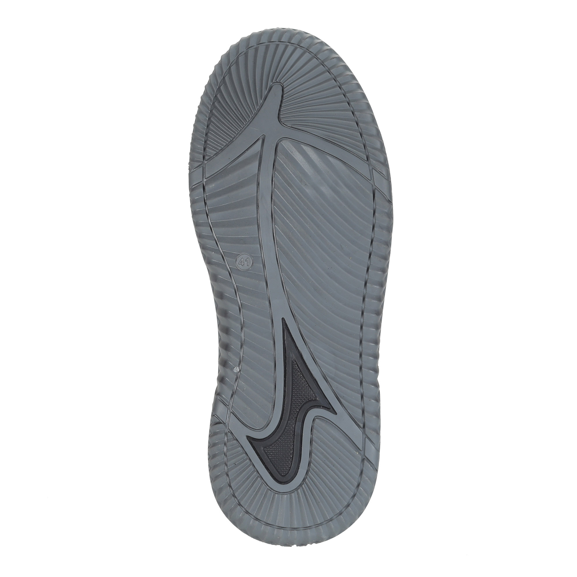 синие ботинки на шнурках из кожа на рифленой подошве на подкладке из натуральной шерсти Respect, размер 44, цвет синий - фото 7